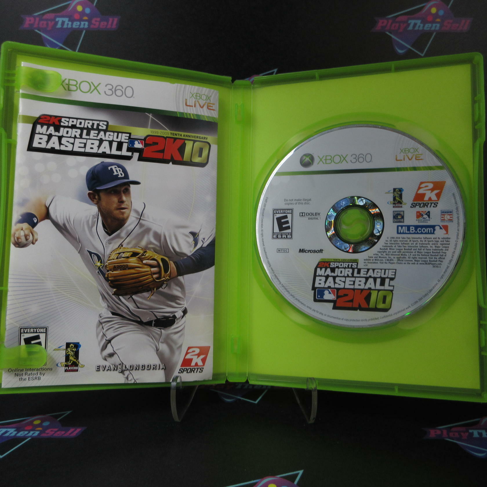 MLB 2K10 Xbox 360 Complete - Excellent