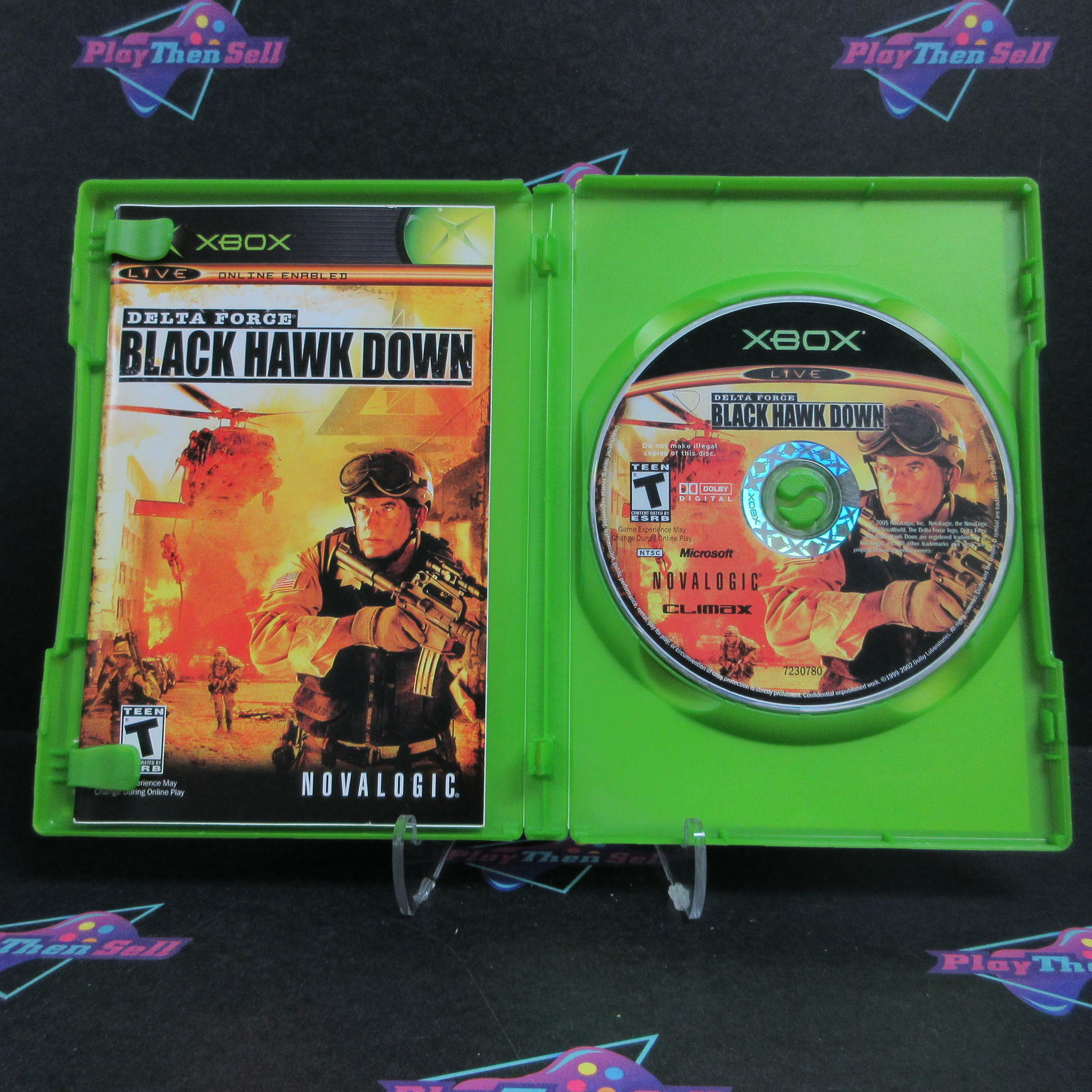 Delta Force Black Hawk Down Xbox + Reg Card Complete - Refurbished
