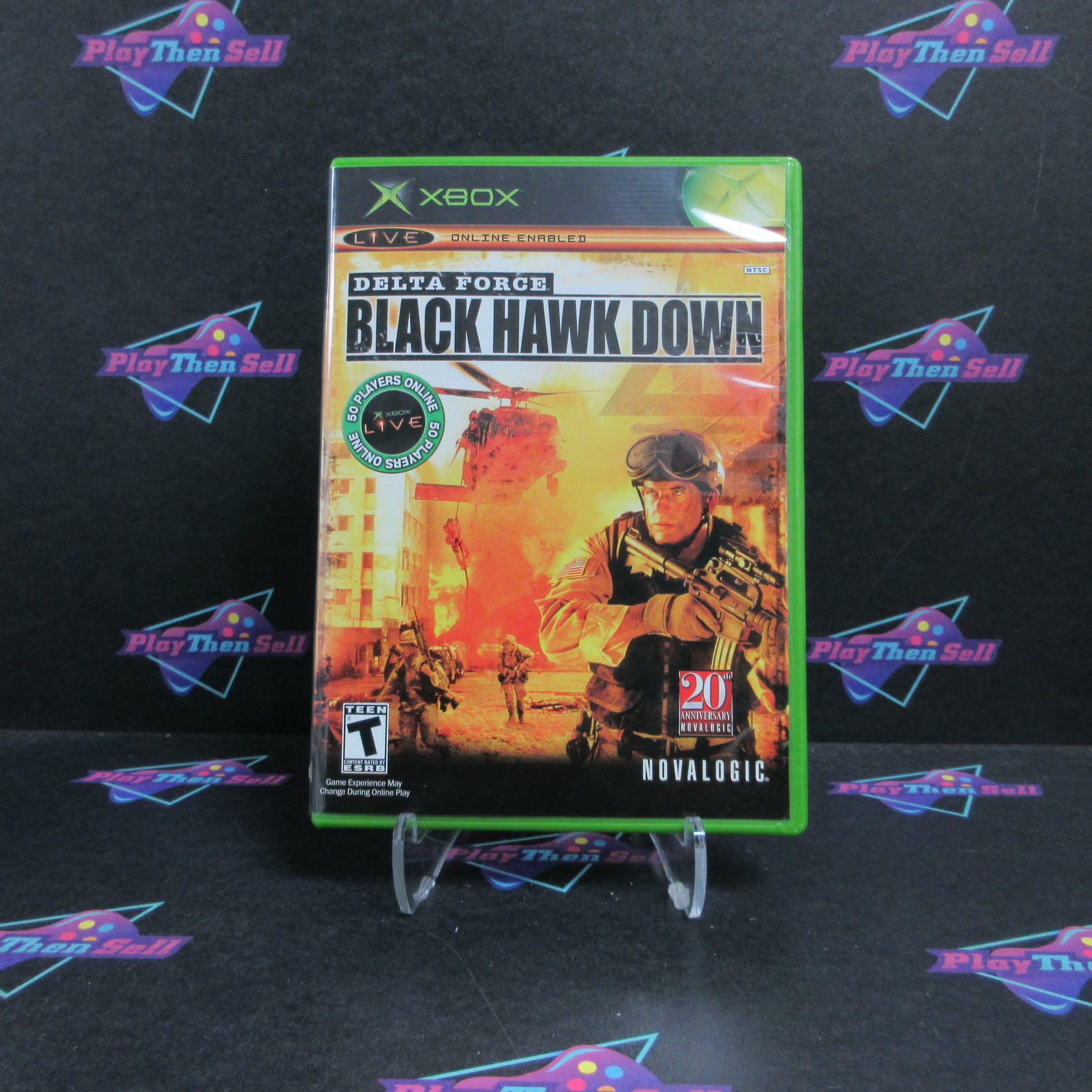 Delta Force Black Hawk Down Xbox + Reg Card Complete - Refurbished