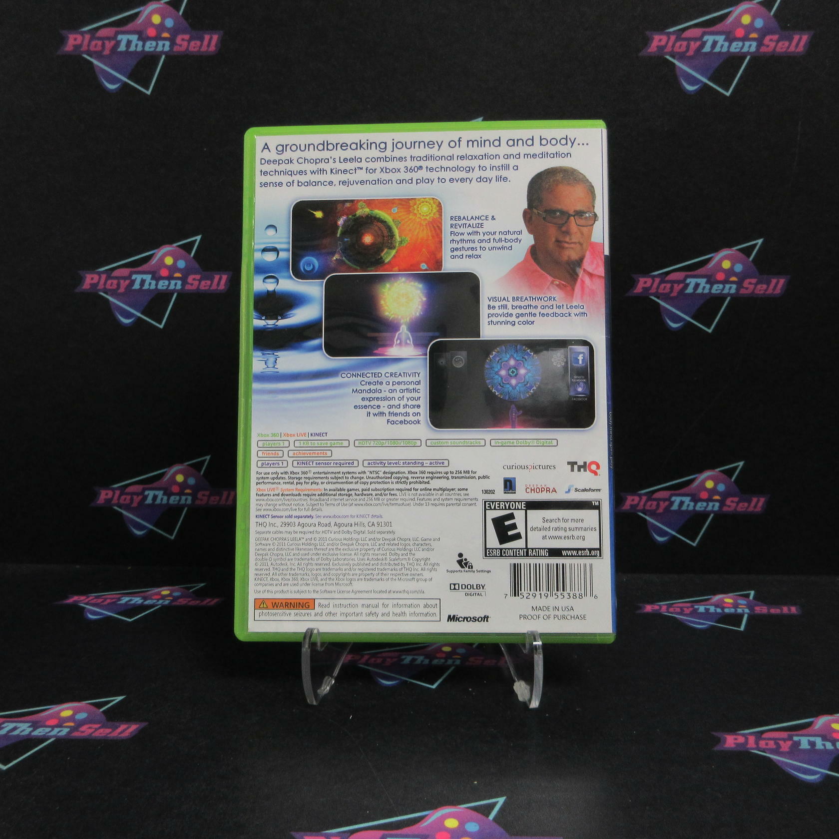 Deepak Chopra's Leela Xbox 360 Complete - Excellent