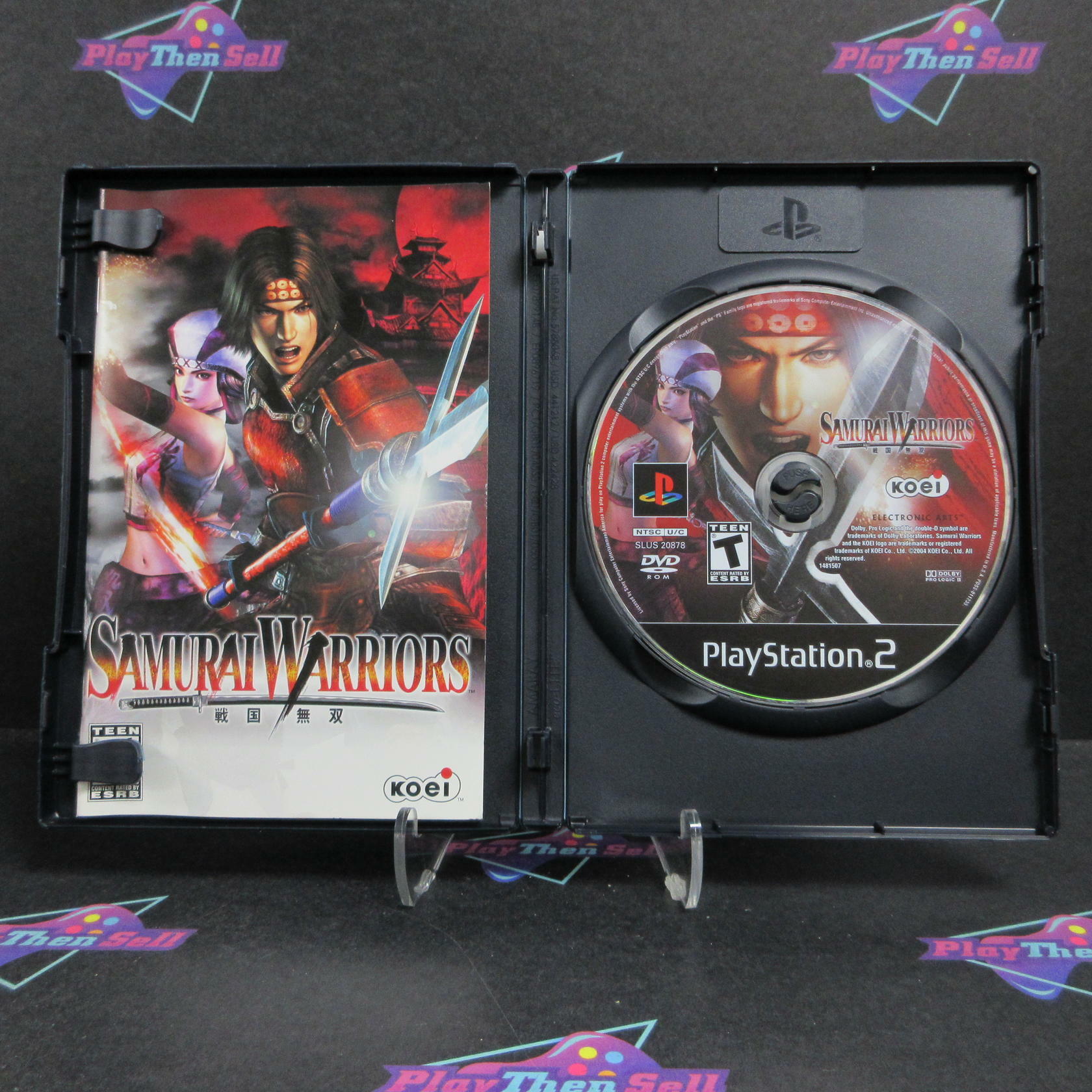 Samurai Warriors PS2 PlayStation 2 + Reg Card Complete - Excellent