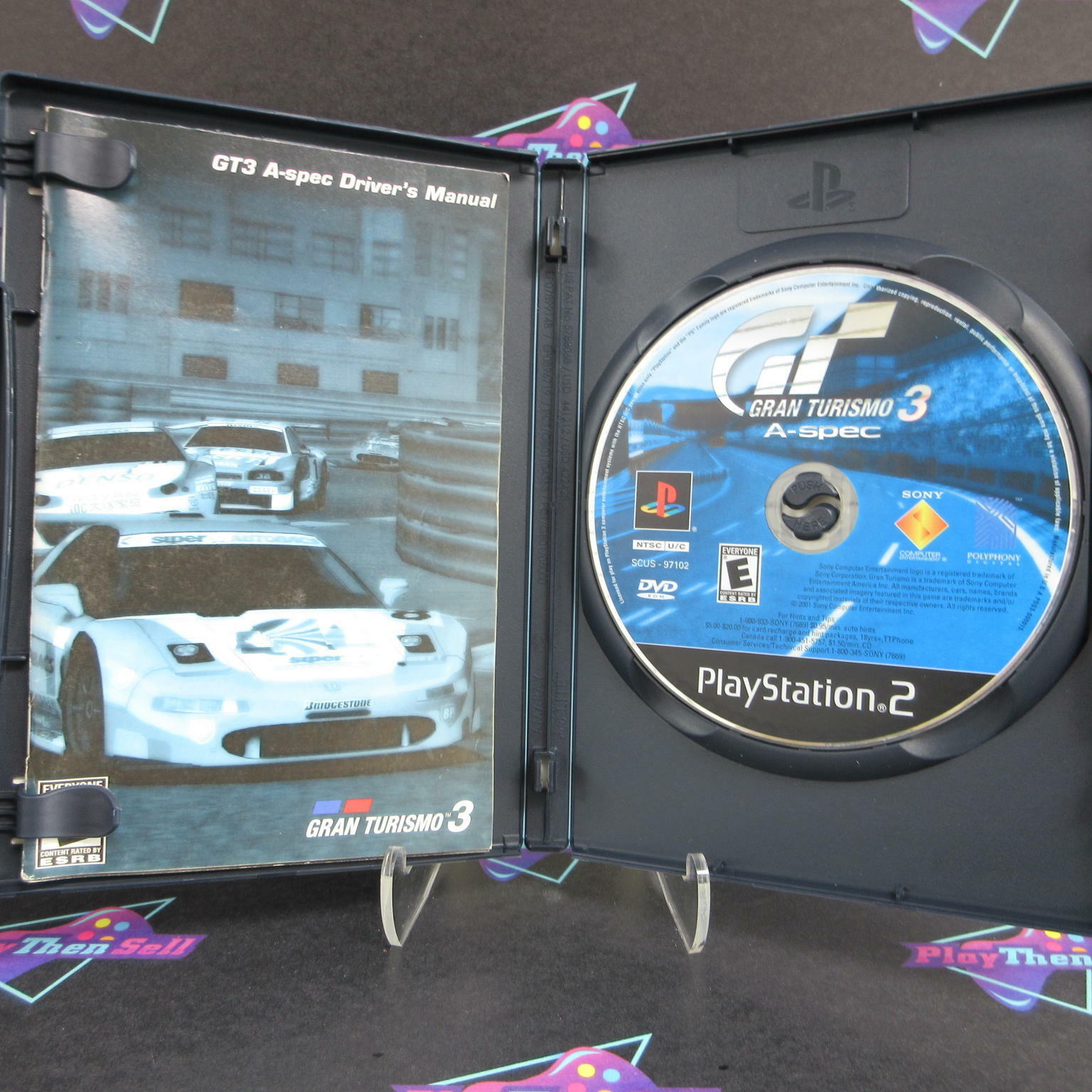 Gran Turismo 3 A-spec PS2 PlayStation 2 Complete - Excellent
