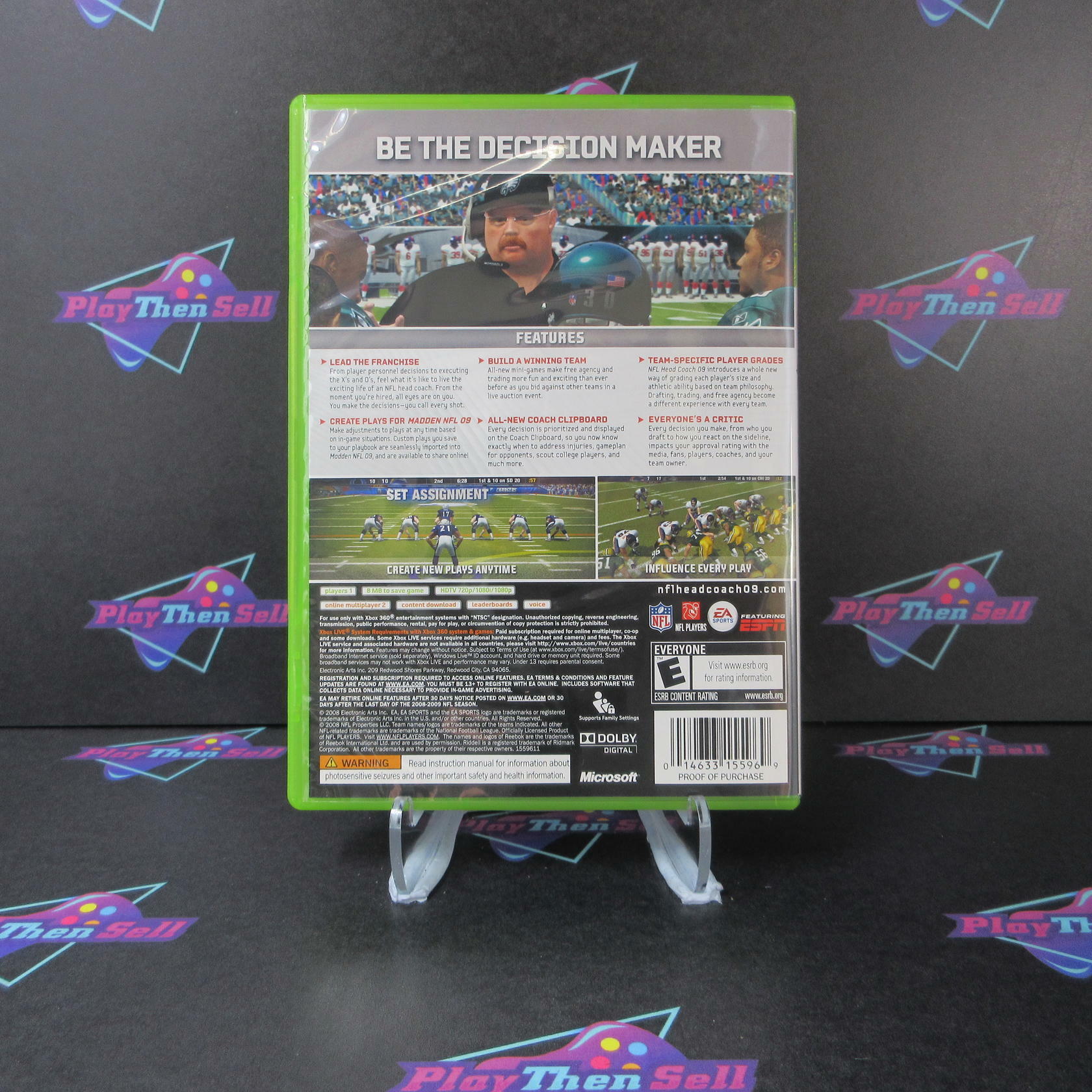 NFL Head Coach 09 Xbox 360 Complete - Excellent