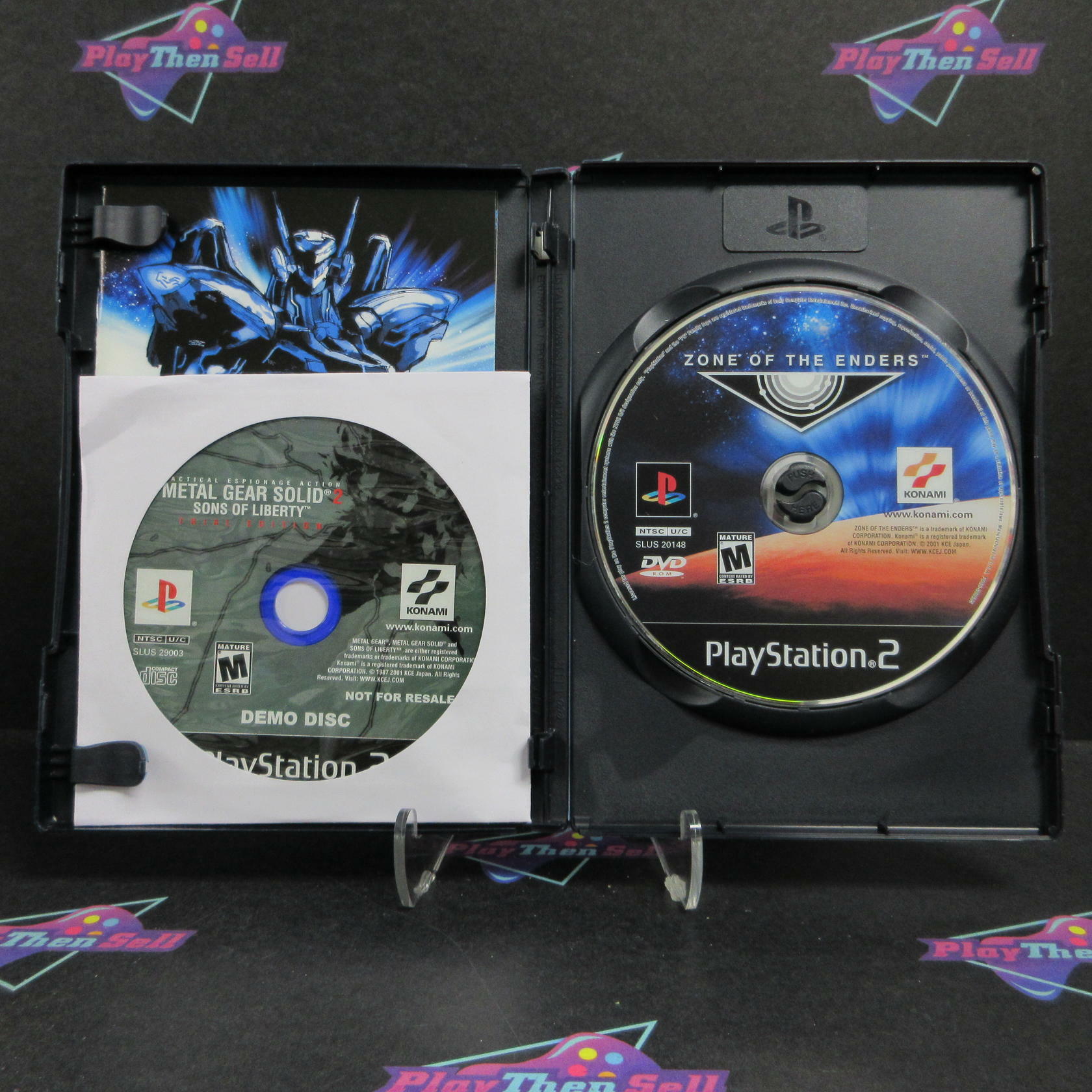 Zone of the Enders PS2 PlayStation 2 + Demo Disc Complete - Refurbished