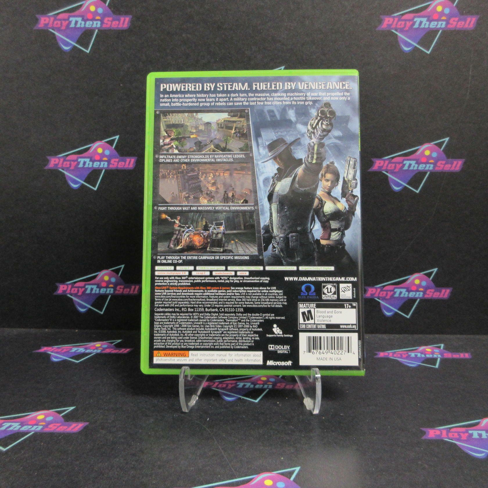 Damnation Xbox 360 Complete - Refurbished