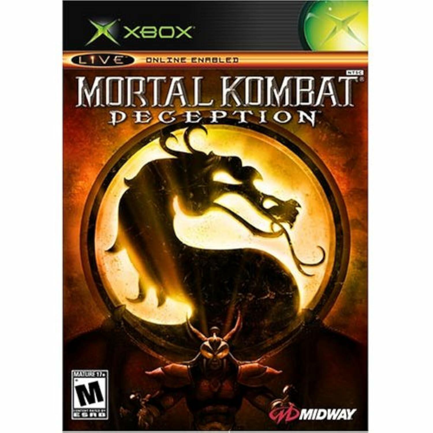 Mortal Kombat Deception Xbox + Reg Card Complete - Refurbished