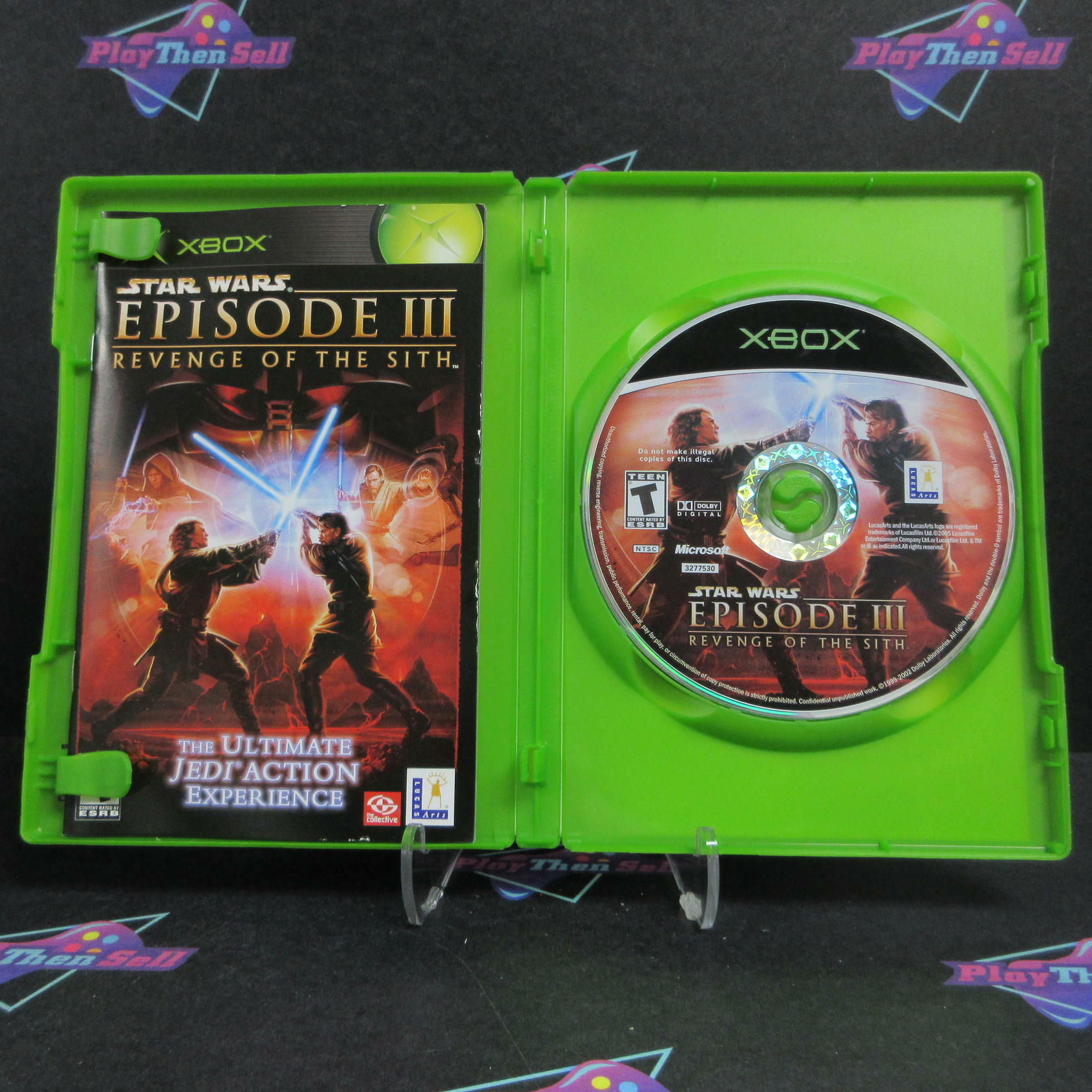 Star Wars Episode III Revenge of the Sith Xbox + Reg Card Complete - Refurbished