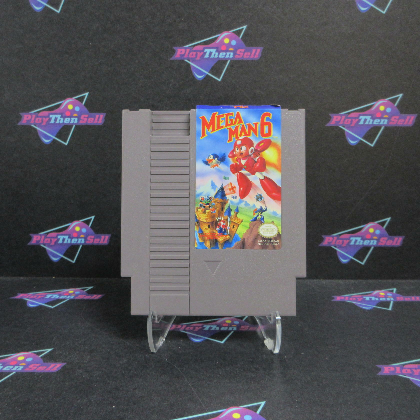 Mega Man 6 Nintendo NES Cart Only AD Authentic / Tested - Very Good
