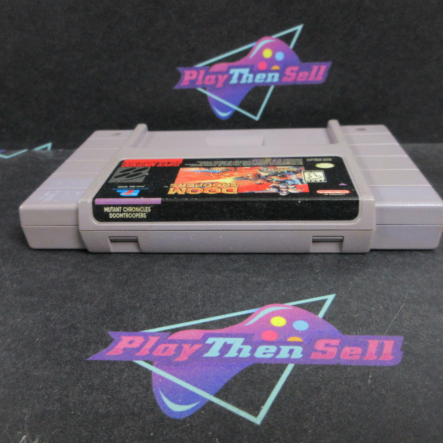 Doom Troopers Mutant Chronicles Super Nintendo SNES Cart Only AD Tested - Very Good