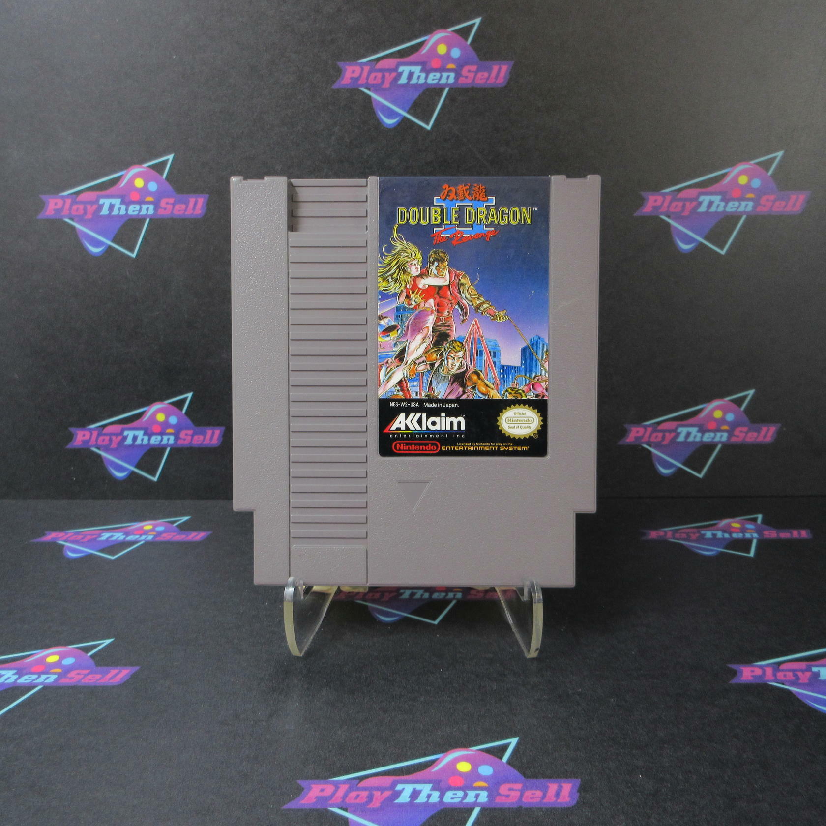 Double Dragon II The Revenge Nintendo NES Cart Only AD Authentic - Very Good