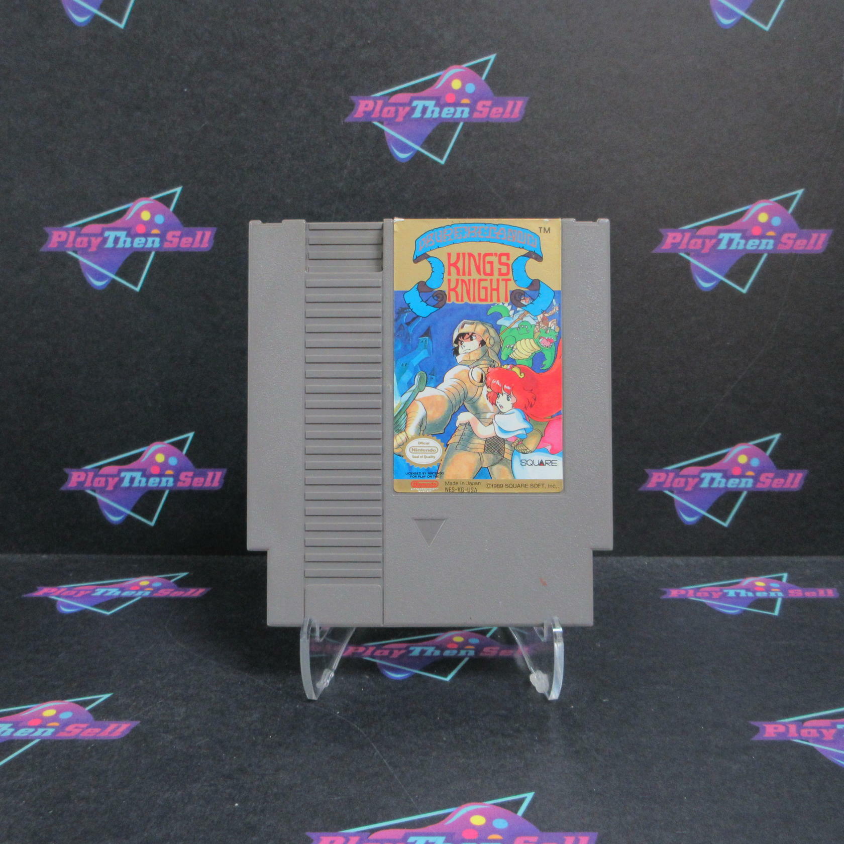 King's Knight Nintendo NES Cart Only AD Authentic / Tested - Very Good