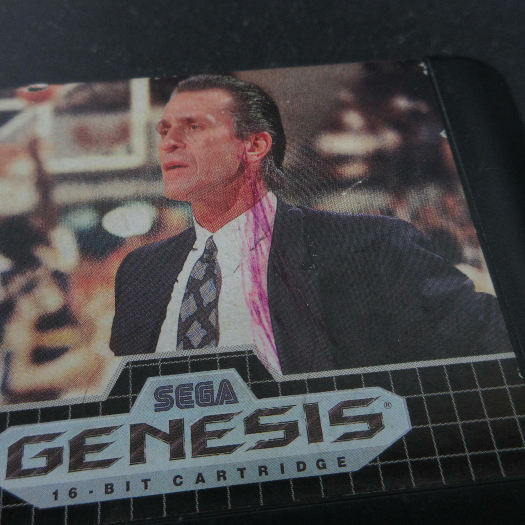 Pat Riley Basketball Sega Genesis Cartridge Only AD Authentic / Tested - Very Good