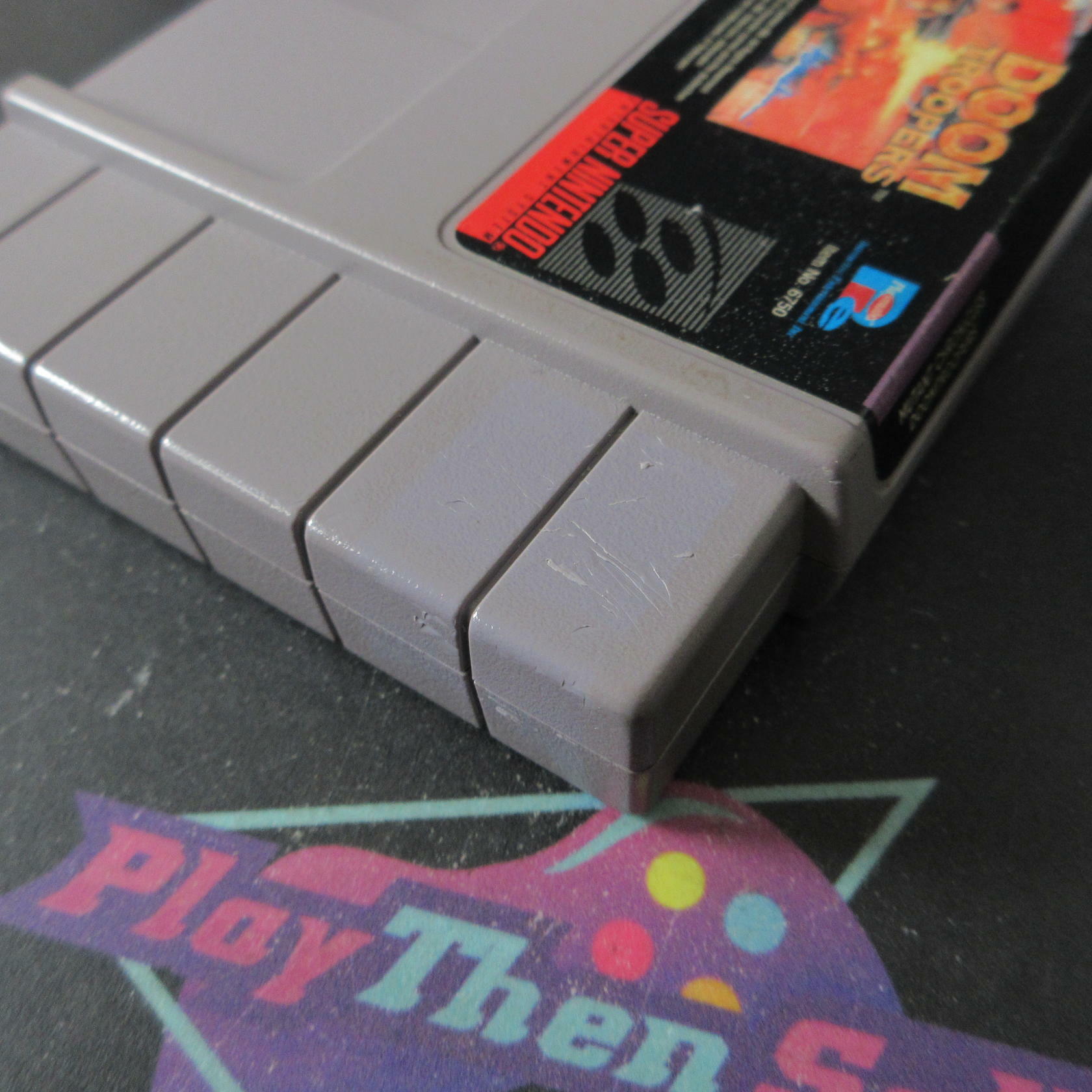 Doom Troopers Mutant Chronicles Super Nintendo SNES Cart Only AD Tested - Very Good