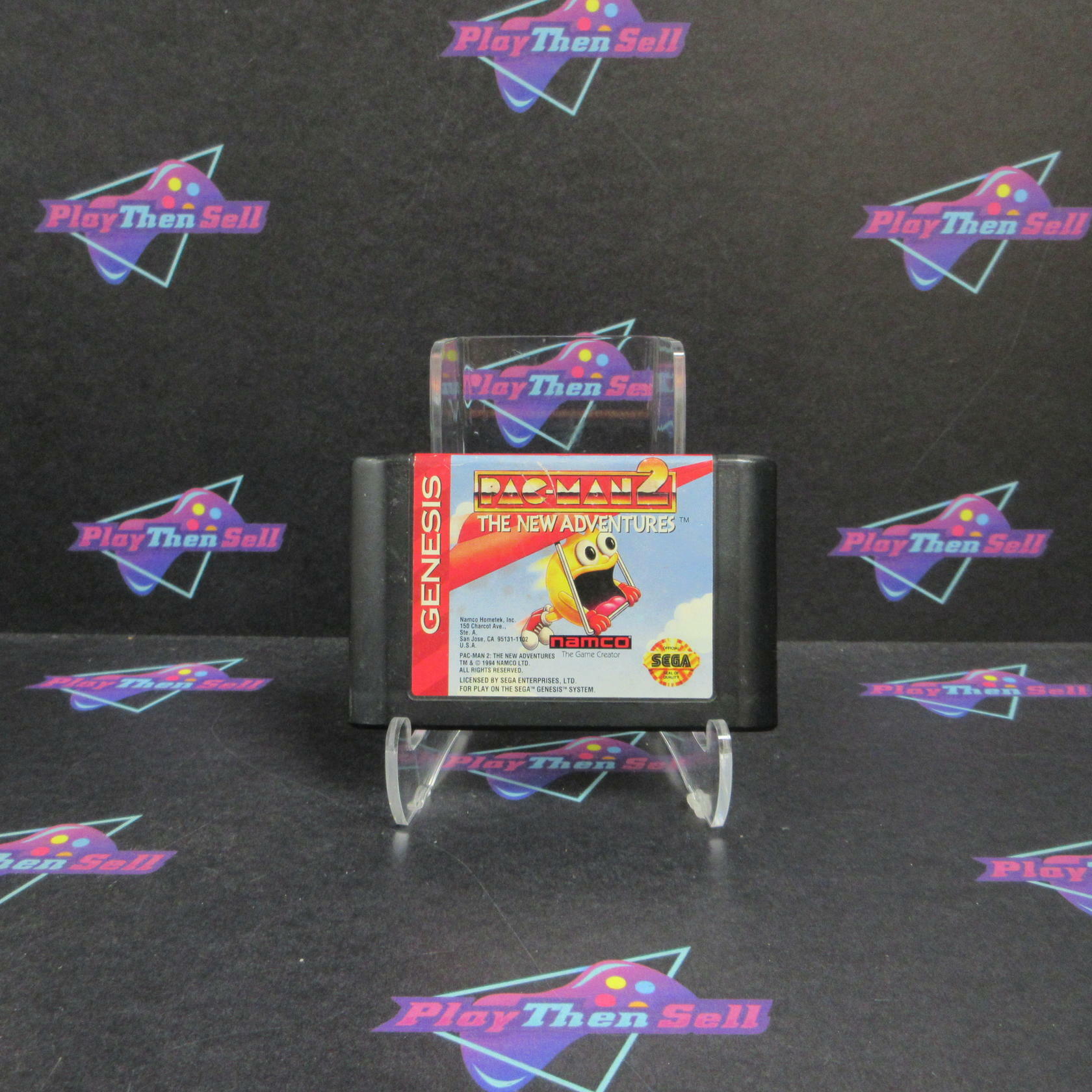 Pac Man 2 Sega Genesis Cartridge Only AD Authentic / Tested - Very Good