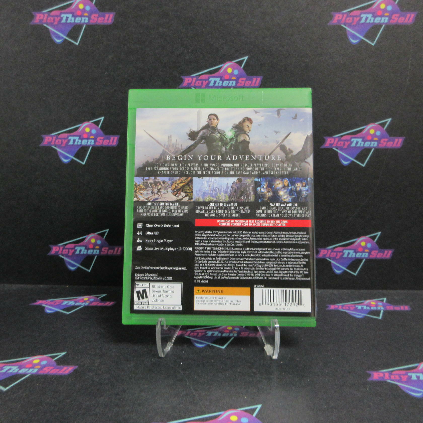 The Elder Scrolls Online Summerset Xbox One Complete - Refurbished