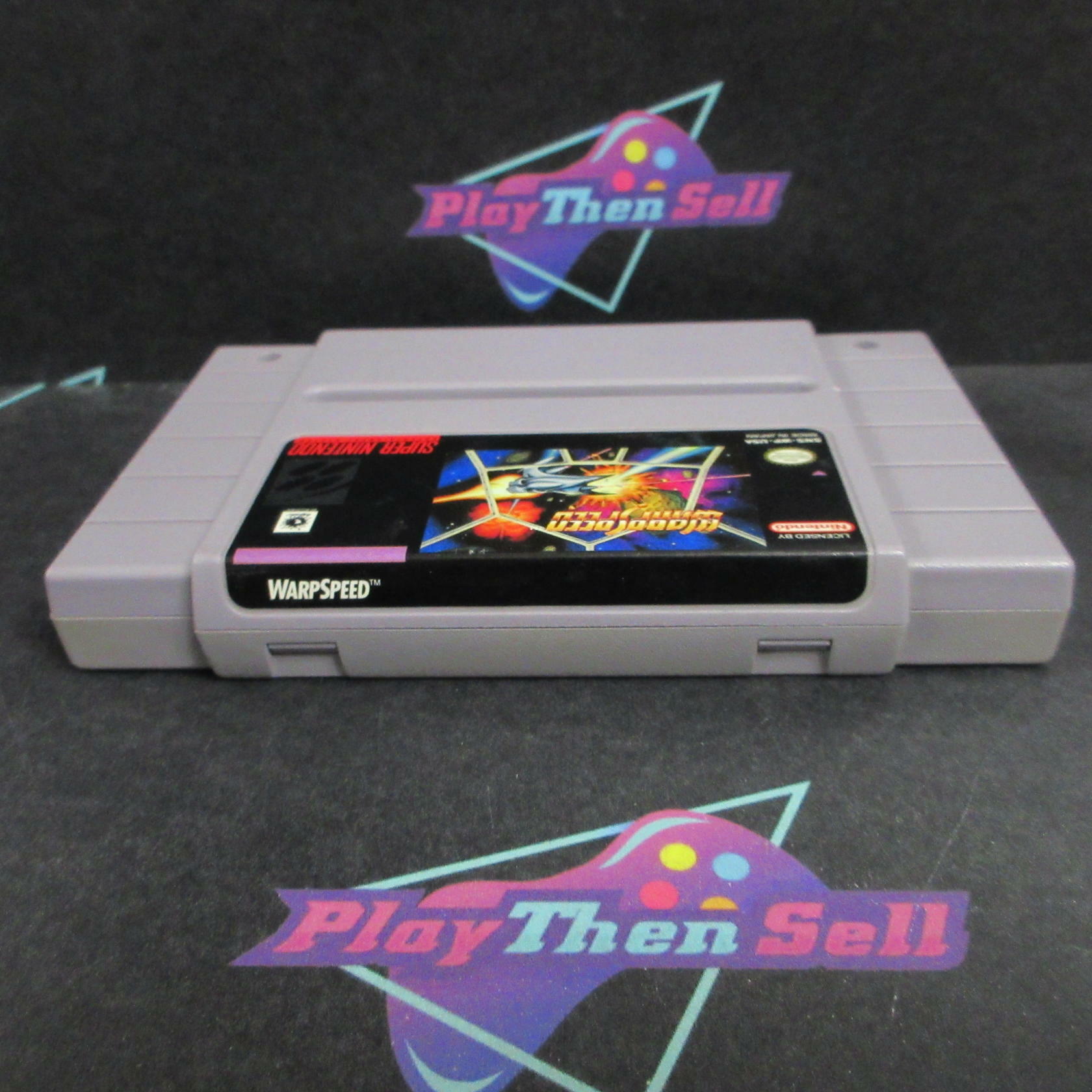 WarpSpeed Super Nintendo SNES Cartridge Only AD Authentic / Tested - Very Good