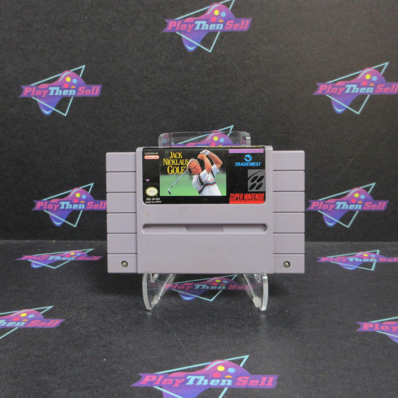 Jack Nicklaus Golf Super Nintendo SNES Cart Only AD Authentic / Tested - Very Good