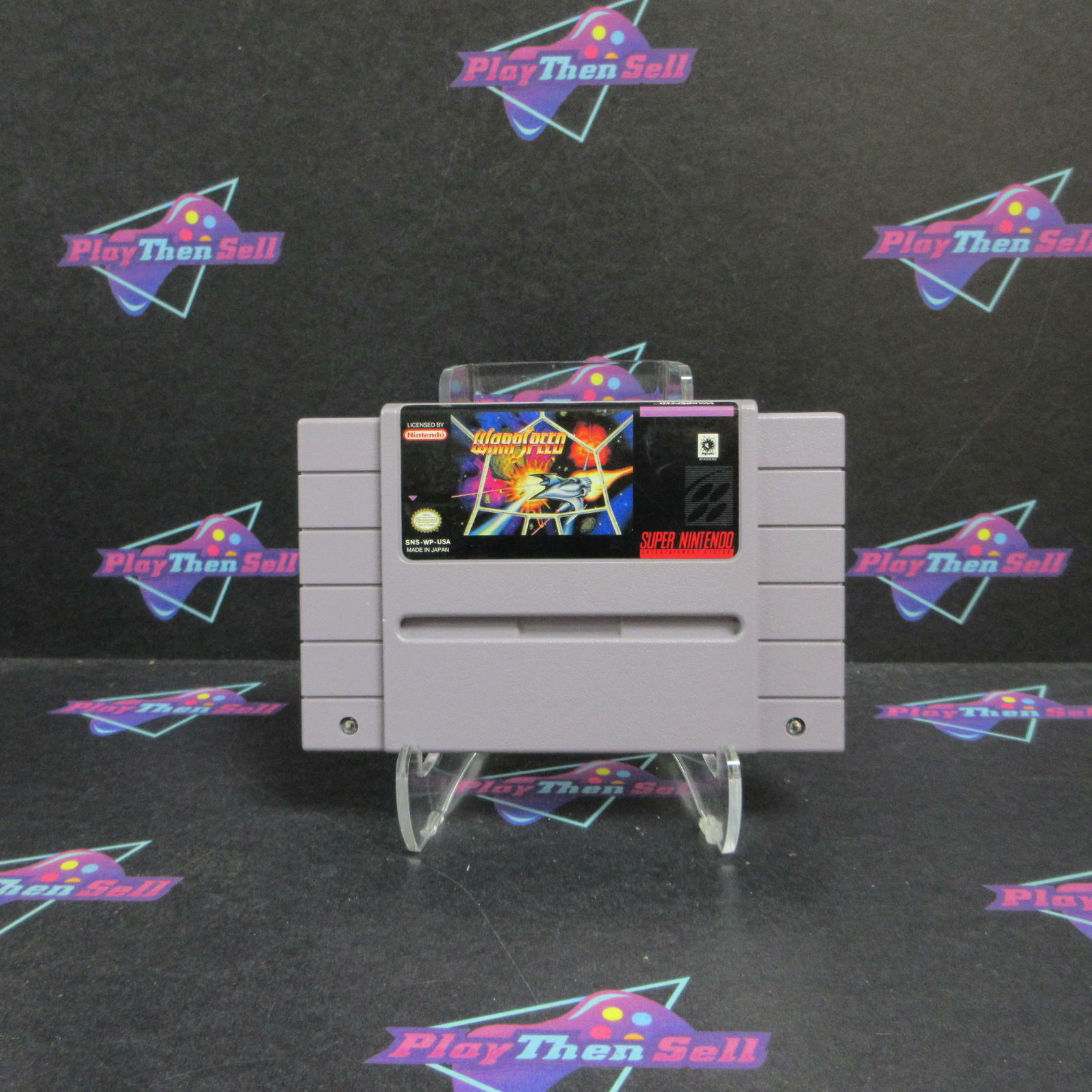 WarpSpeed Super Nintendo SNES Cartridge Only AD Authentic / Tested - Very Good