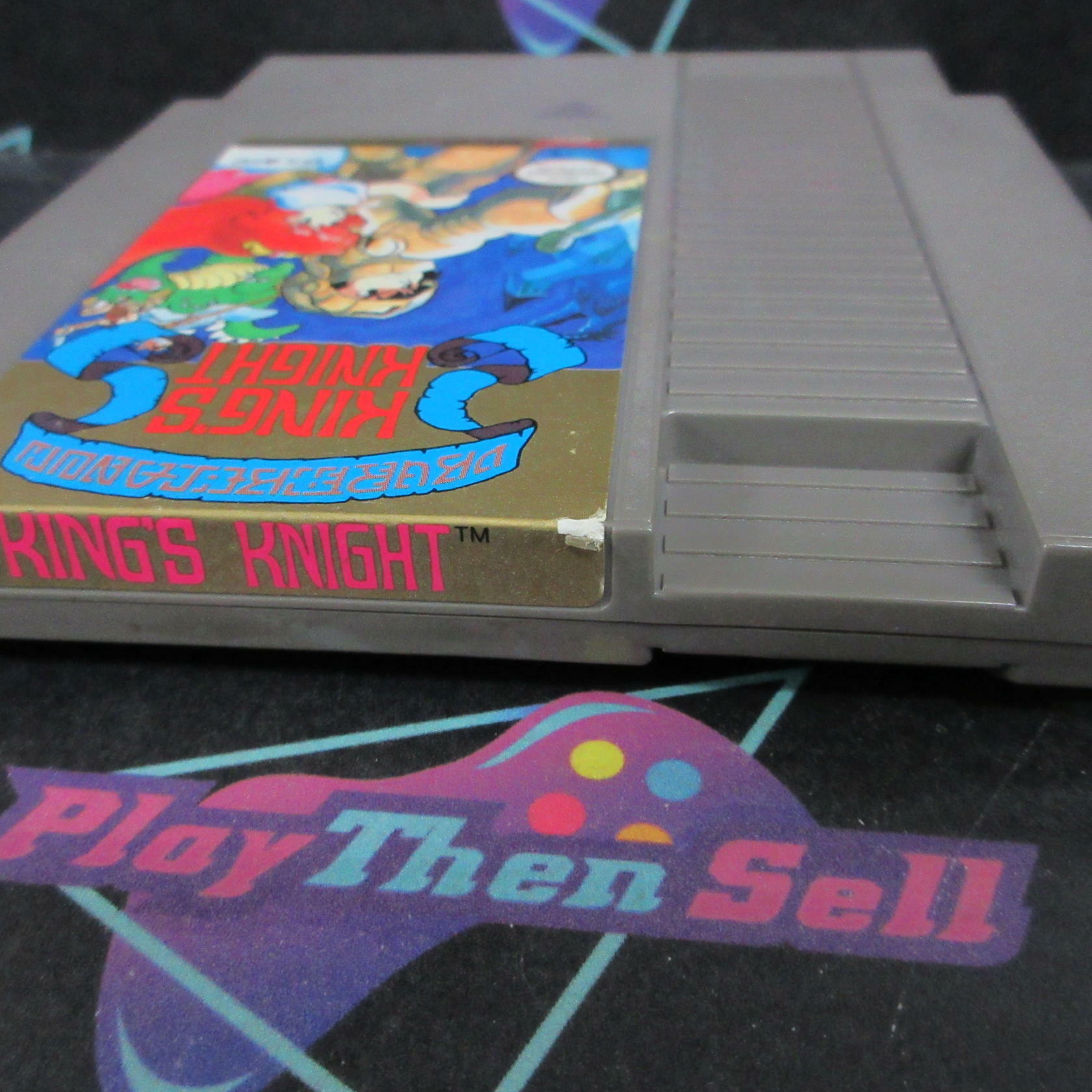 King's Knight Nintendo NES Cart Only AD Authentic / Tested - Very Good