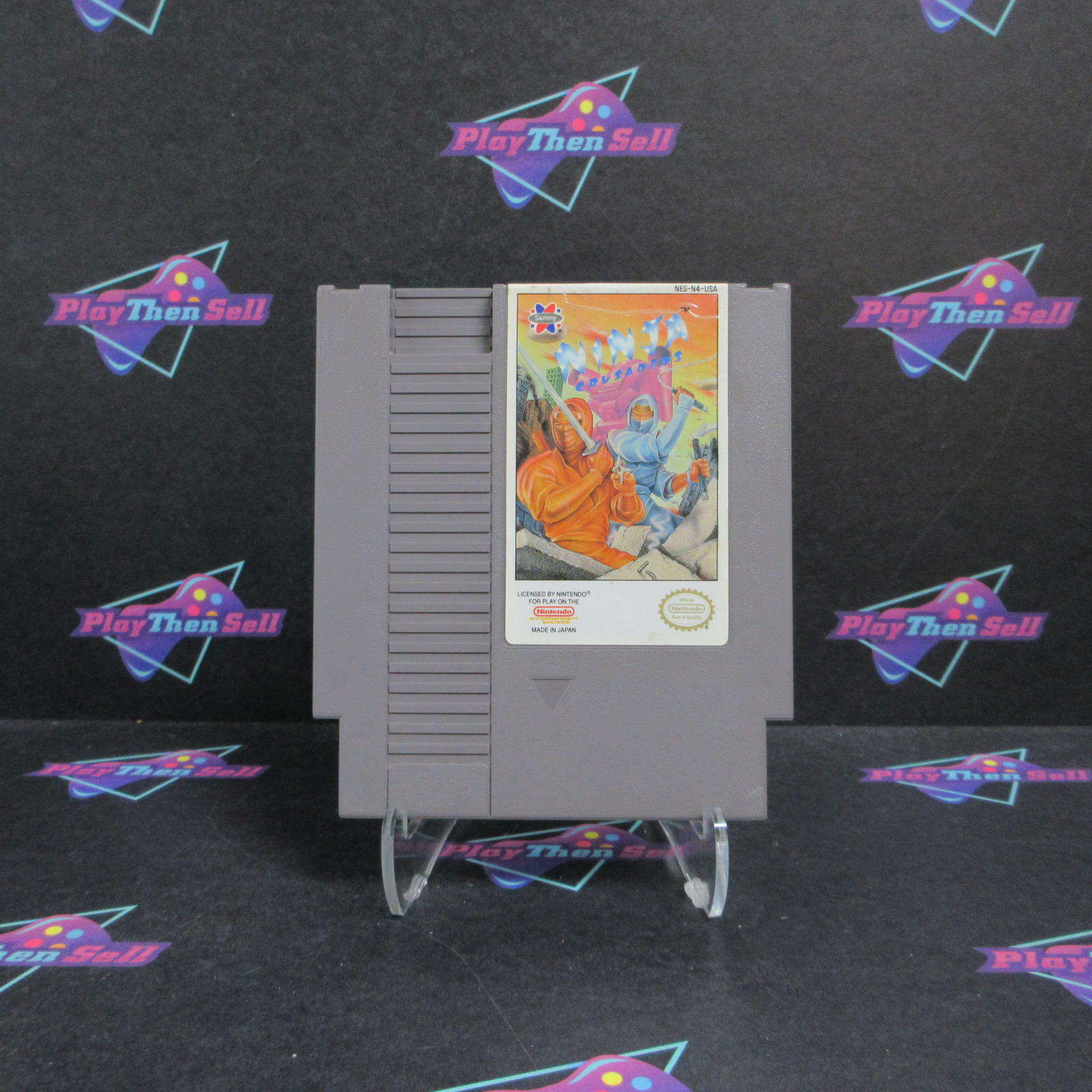 Ninja Crusades Nintendo NES Cart Only AD Authentic / Tested - Very Good