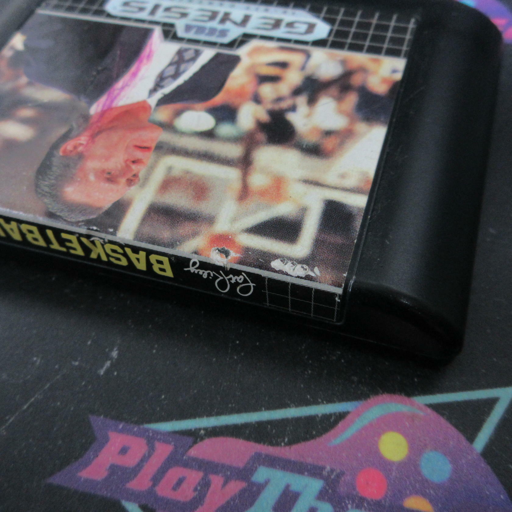 Pat Riley Basketball Sega Genesis Cartridge Only AD Authentic / Tested - Very Good