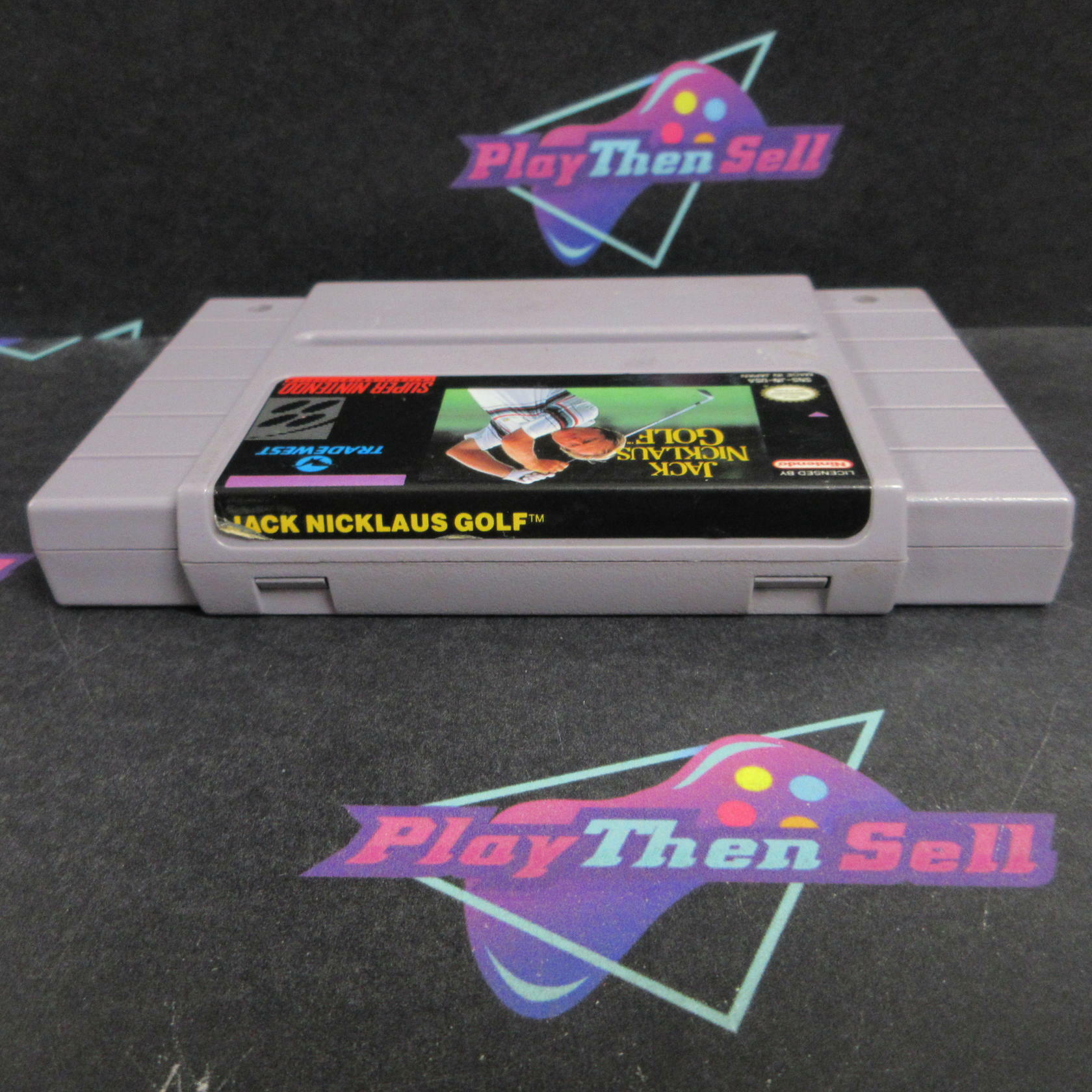 Jack Nicklaus Golf Super Nintendo SNES Cart Only AD Authentic / Tested - Very Good