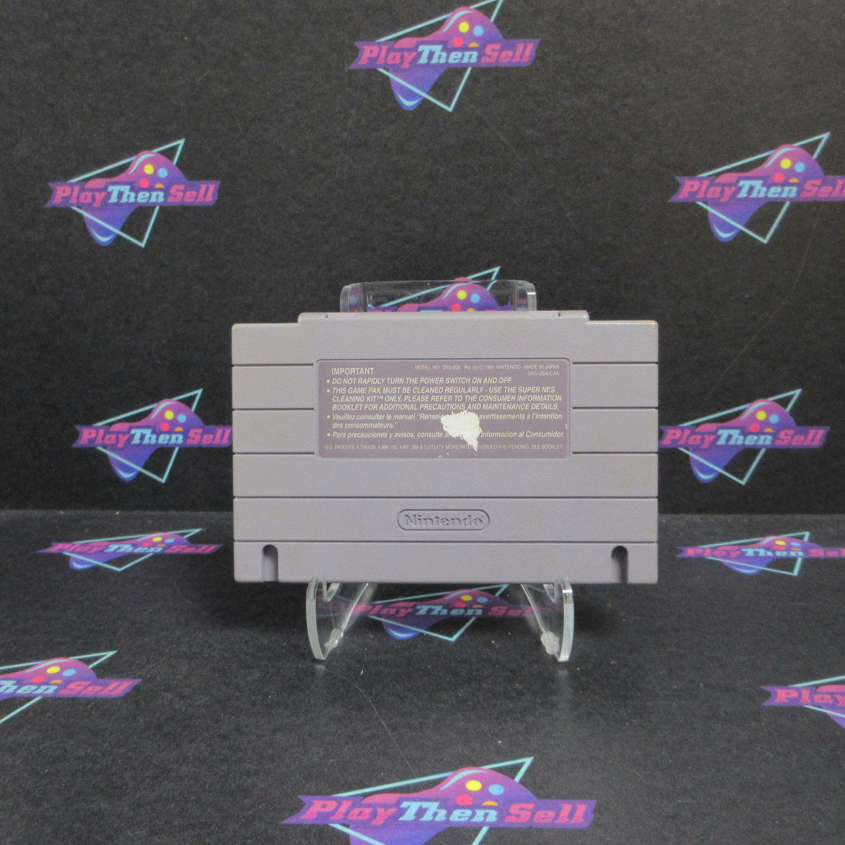 WarpSpeed Super Nintendo SNES Cartridge Only AD Authentic / Tested - Very Good