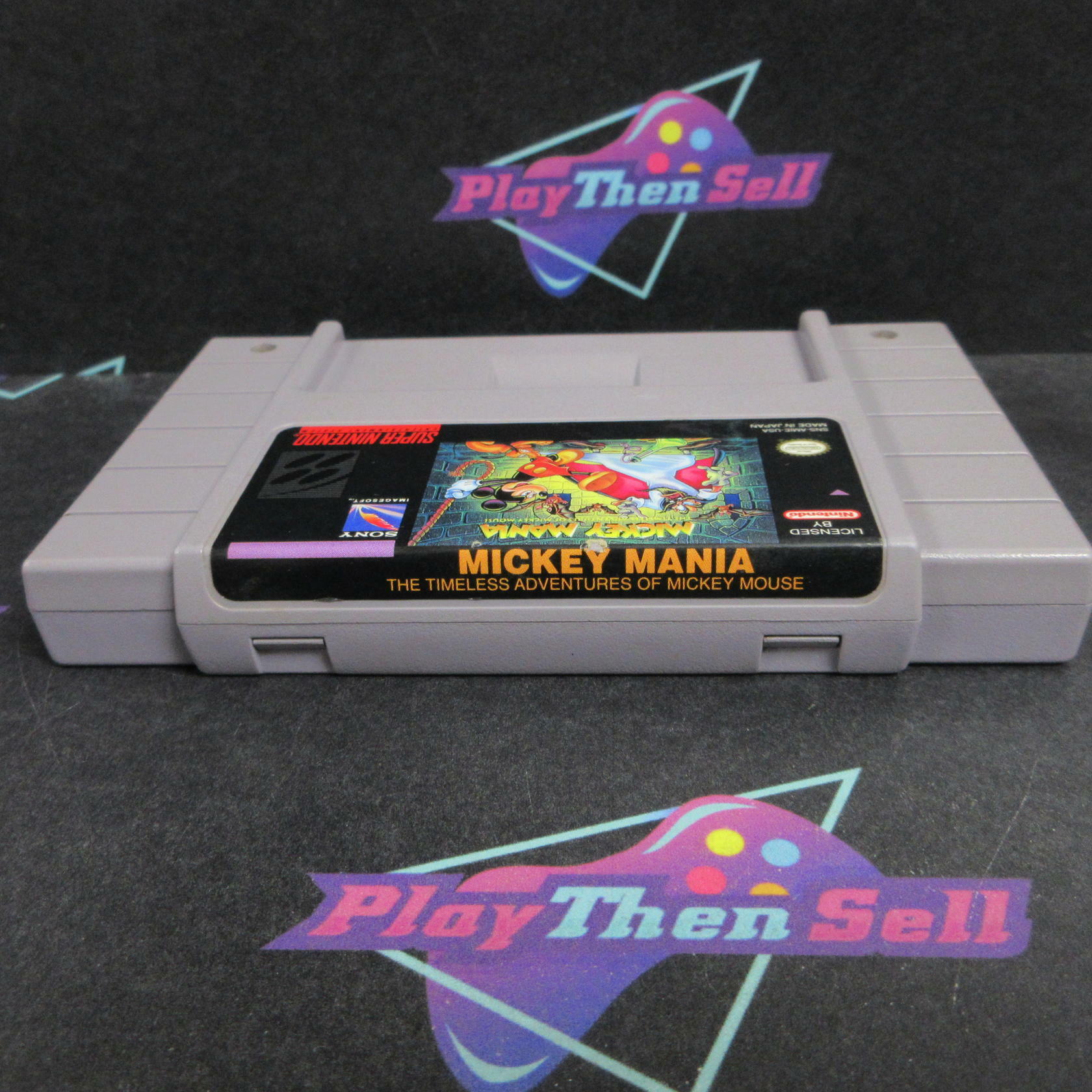 Mickey Mania Super Nintendo SNES Cartridge Only AD Authentic / Tested - Very Good