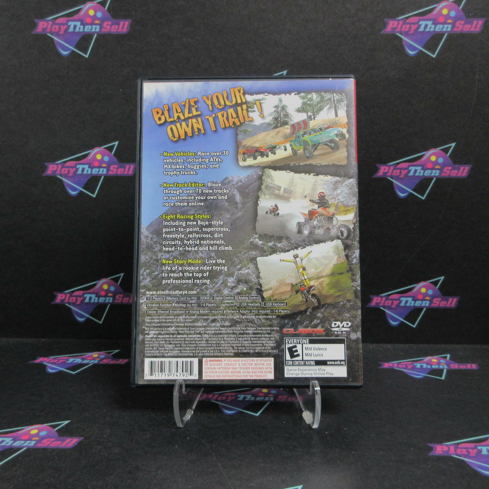 ATV Offroad Fury 4 PS2 PlayStation 2 GH - Very Good