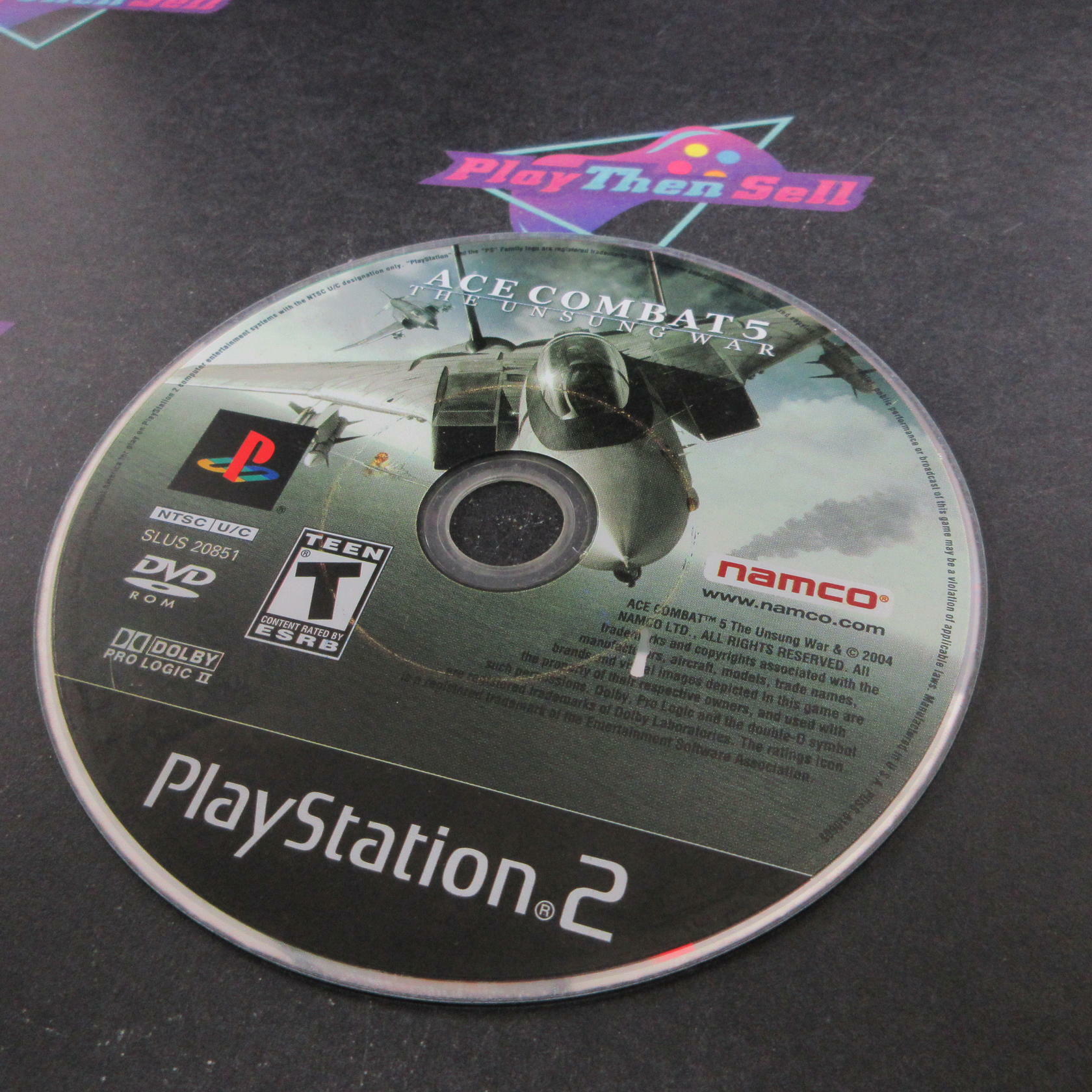 Ace Combat 5 The Unsung War PS2 PlayStation 2 AD/DD Complete CIB - Very Good