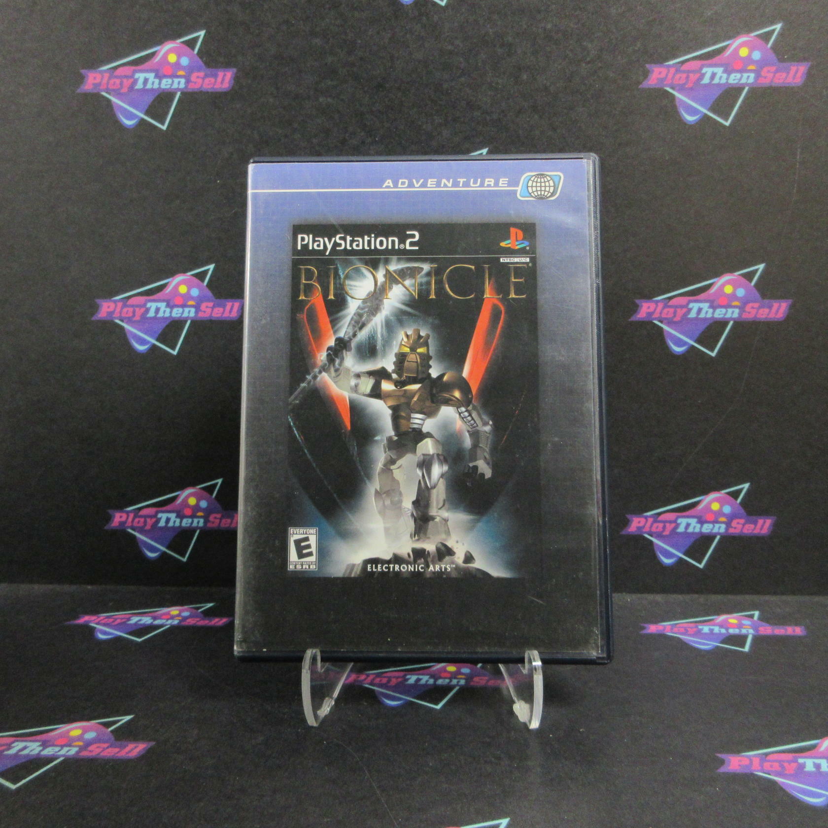 Bionicle PS2 PlayStation 2 Rental Art AD/NM - Very Good