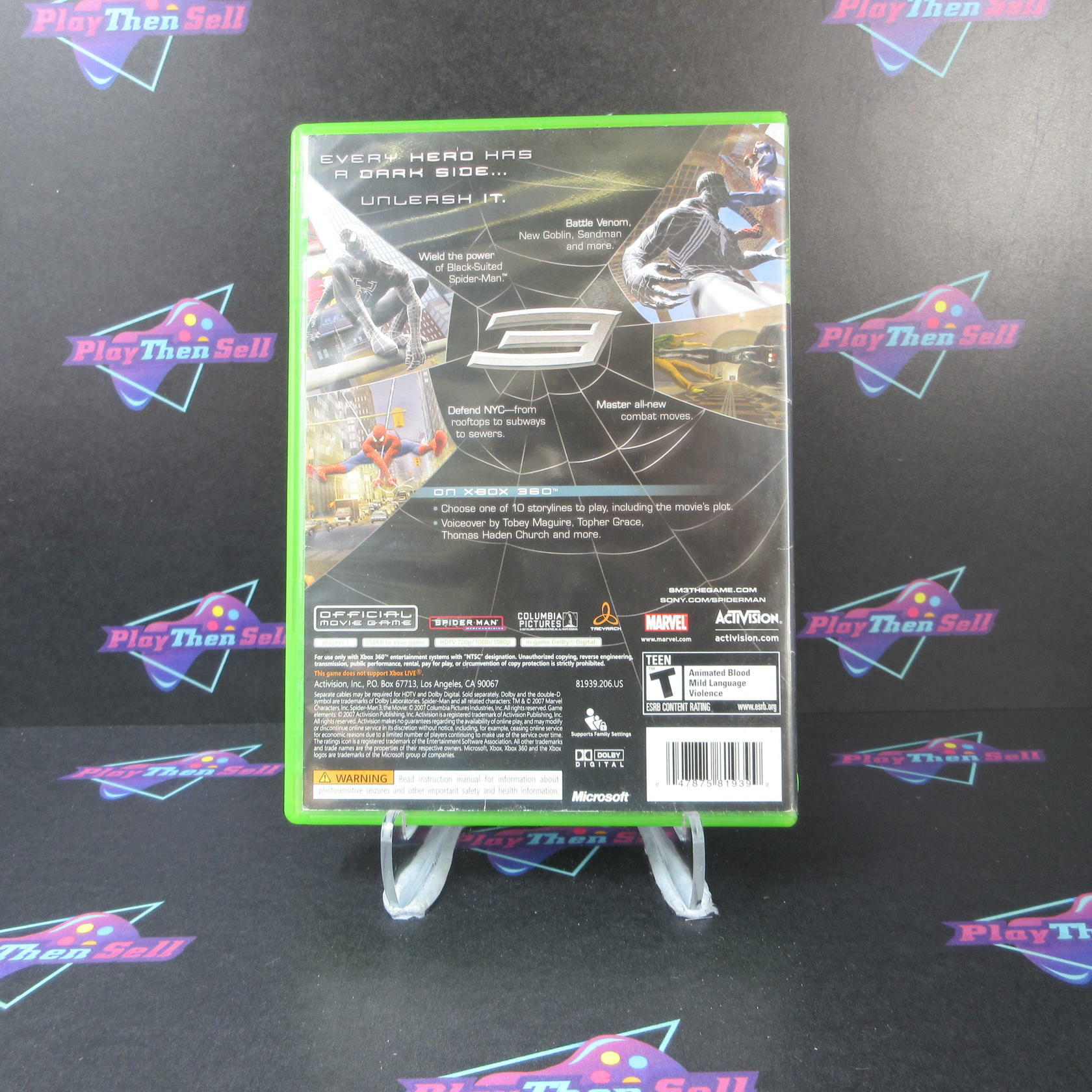 Spider-Man 3 Xbox 360 - Very Good