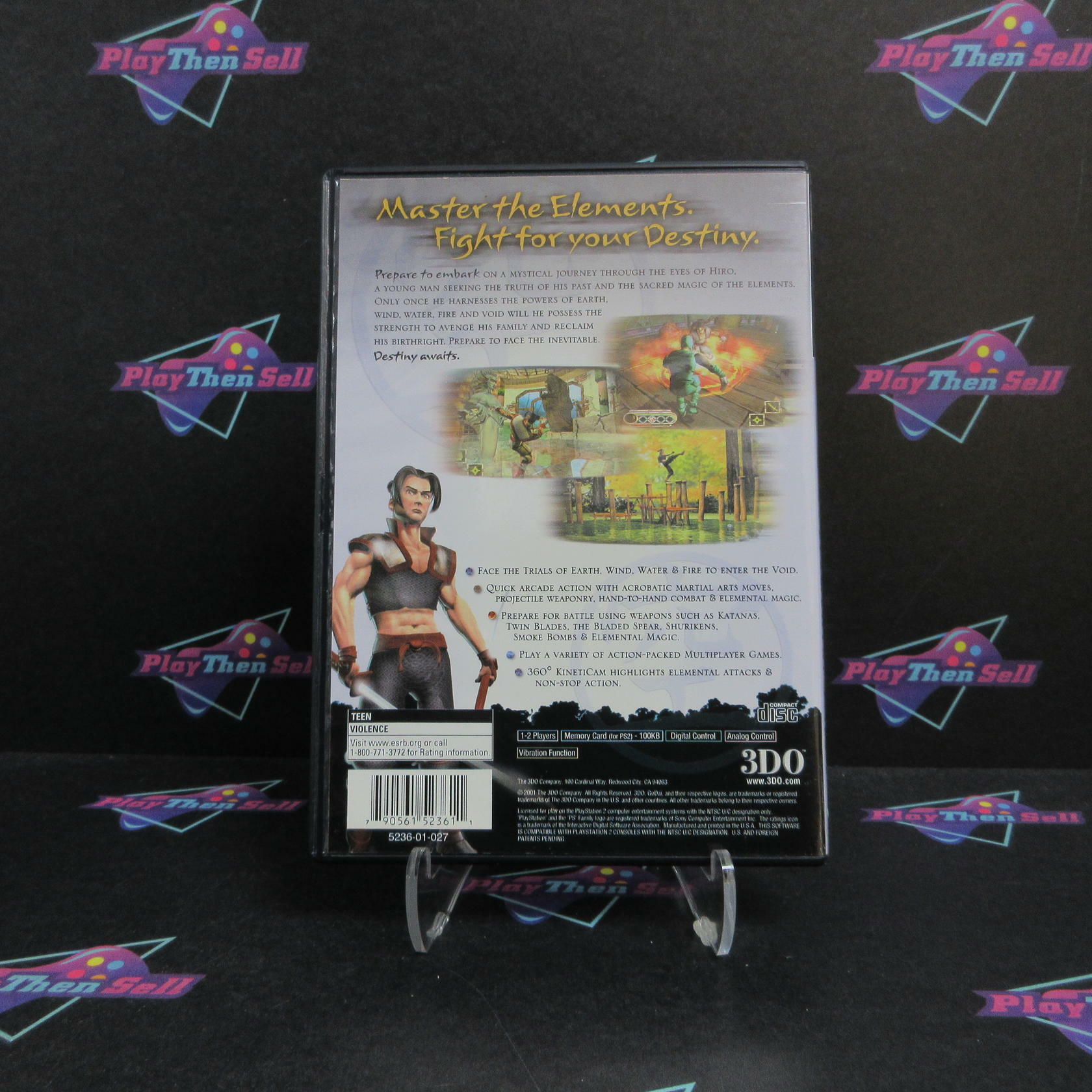 Godai Elemental Force PS2 PlayStation 2 - Very Good