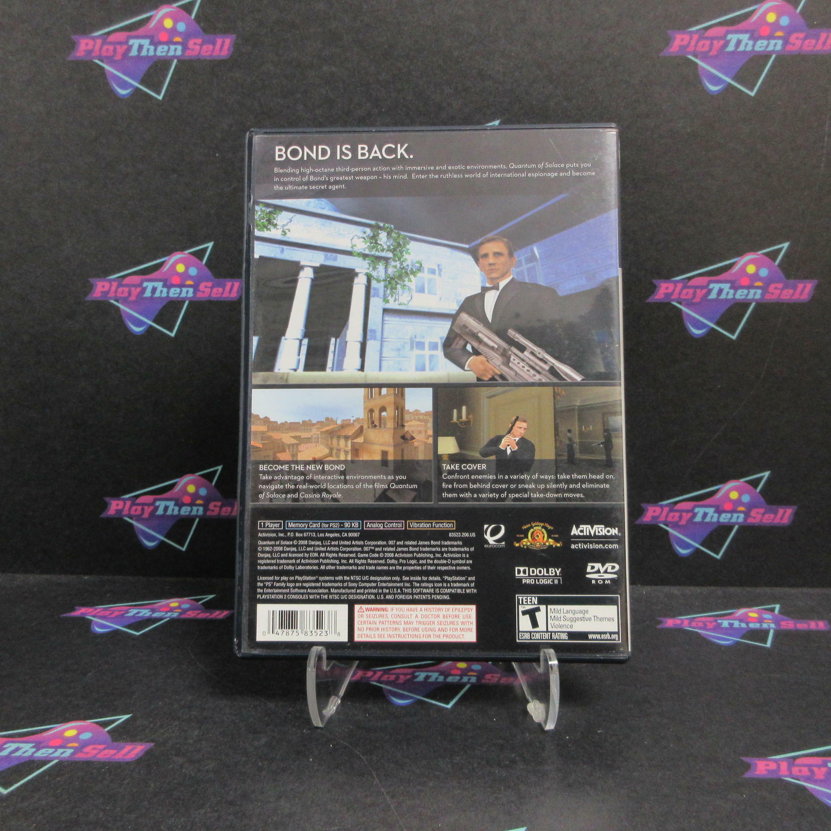 James Bond 0070 Quantum of Solace PS2 PlayStation 2 - Very Good