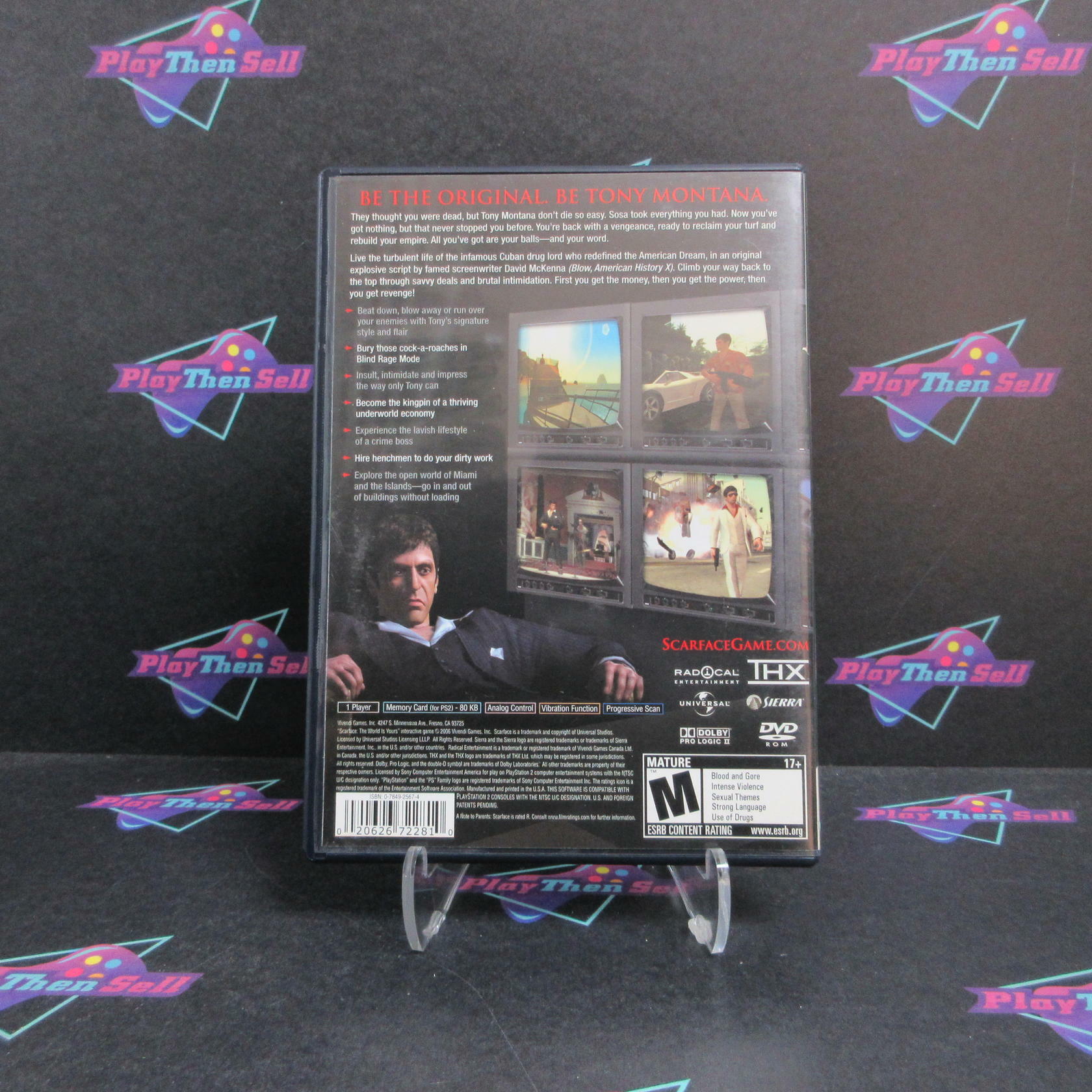 Scarface The World Is Yours PS2 PlayStation 2 - Very Good