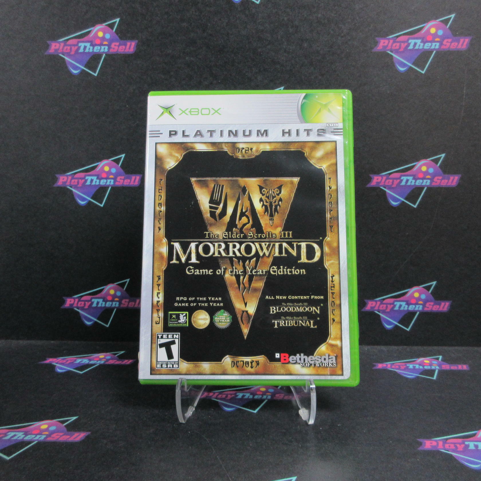 The Elder Scrolls III Morrowind GOTY Xbox PH AD/NM + Reg Card - Very Good