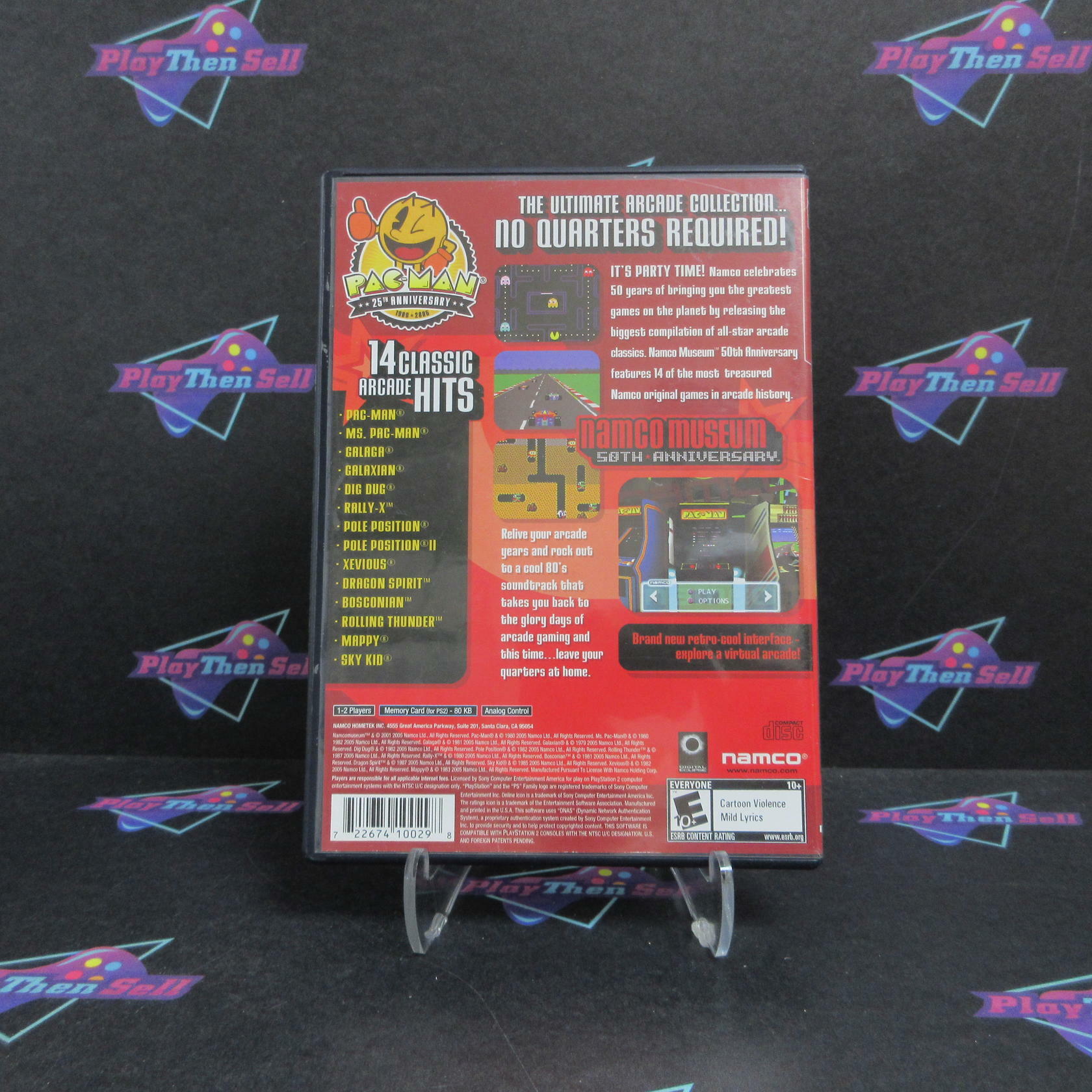 Namco Museum 50th Anniversary PS2 PlayStation 2 GH - Very Good