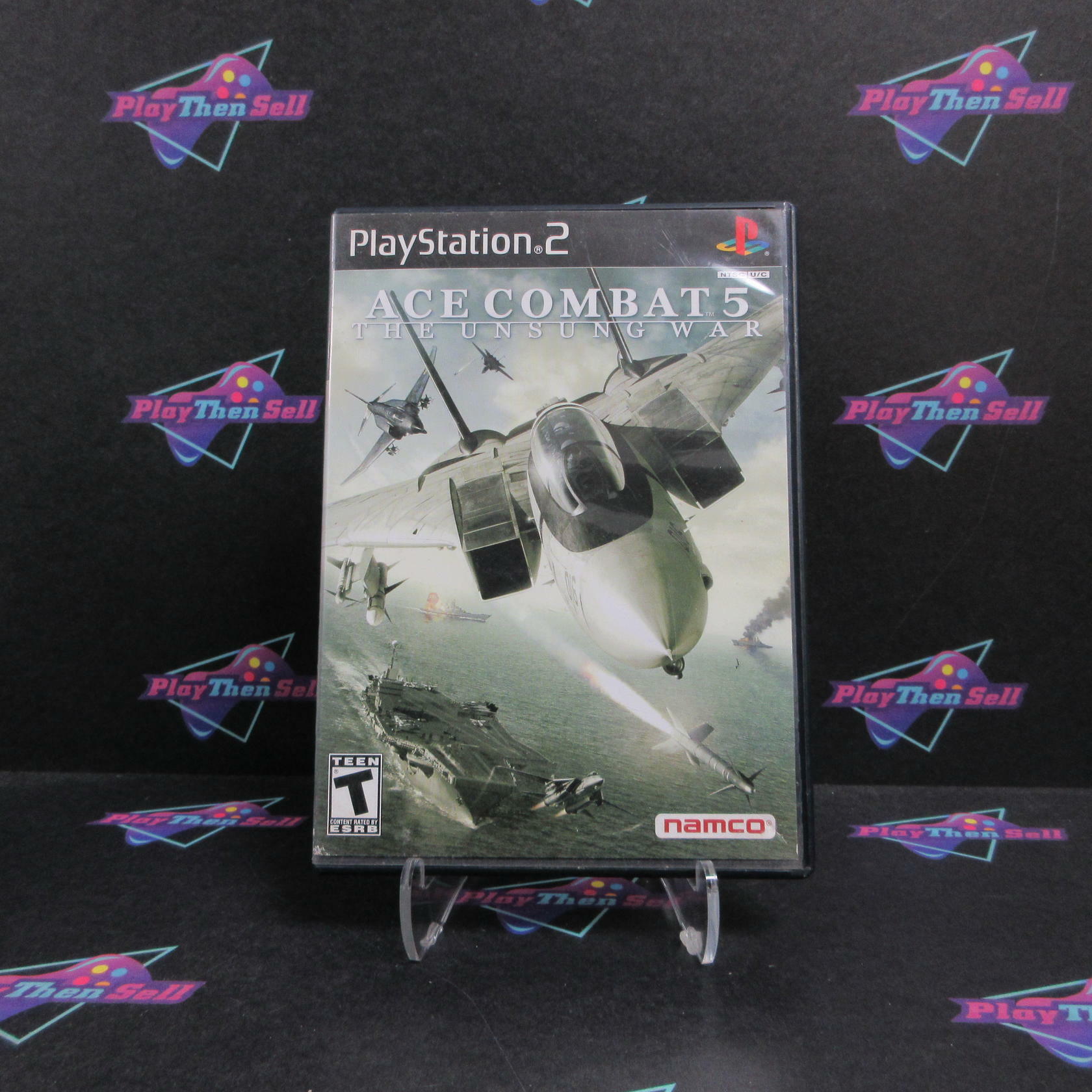 Ace Combat 5 The Unsung War PS2 PlayStation 2 AD/DD Complete CIB - Very Good