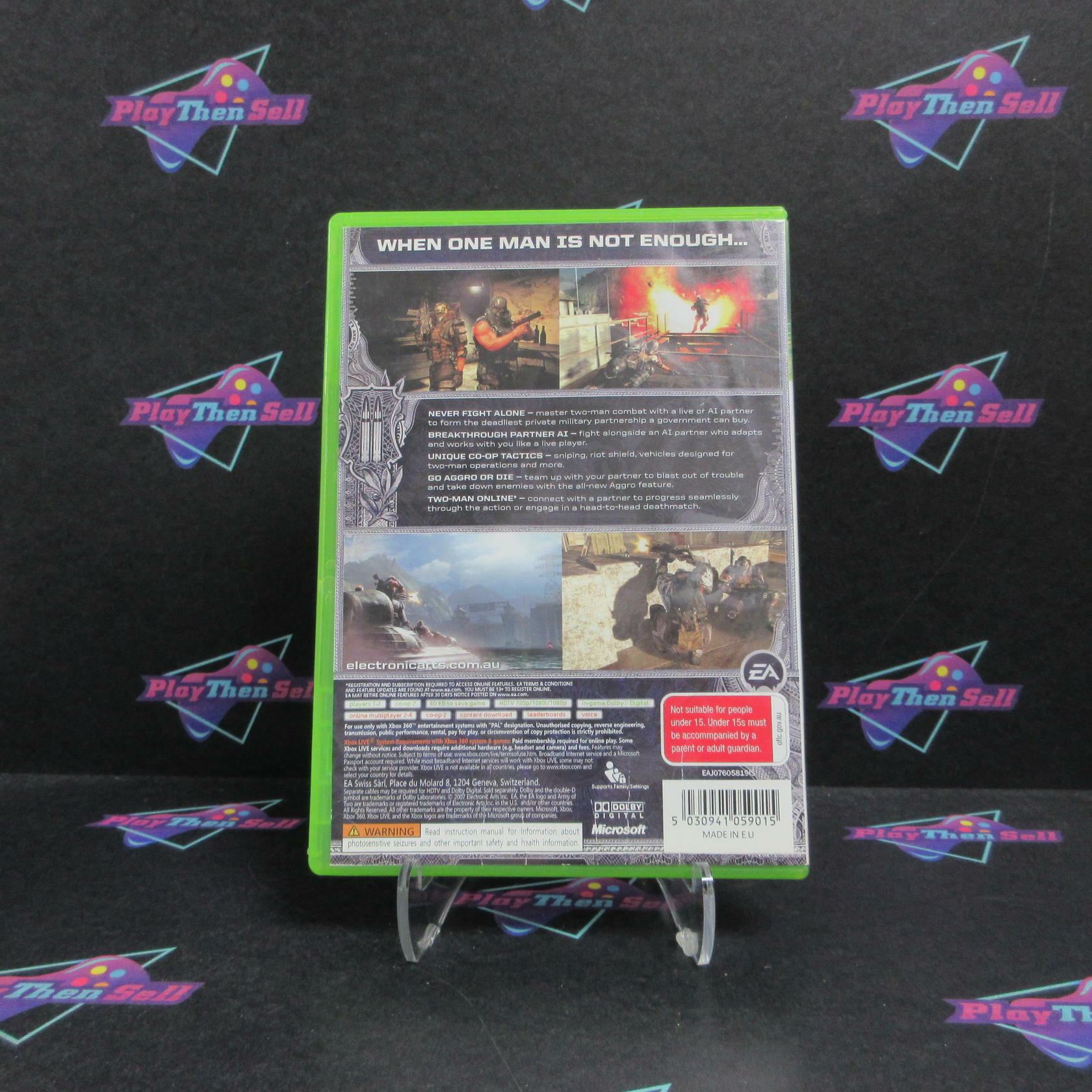 Army of Two Xbox 360 PAL - Region Locked AD/NM - Very Good