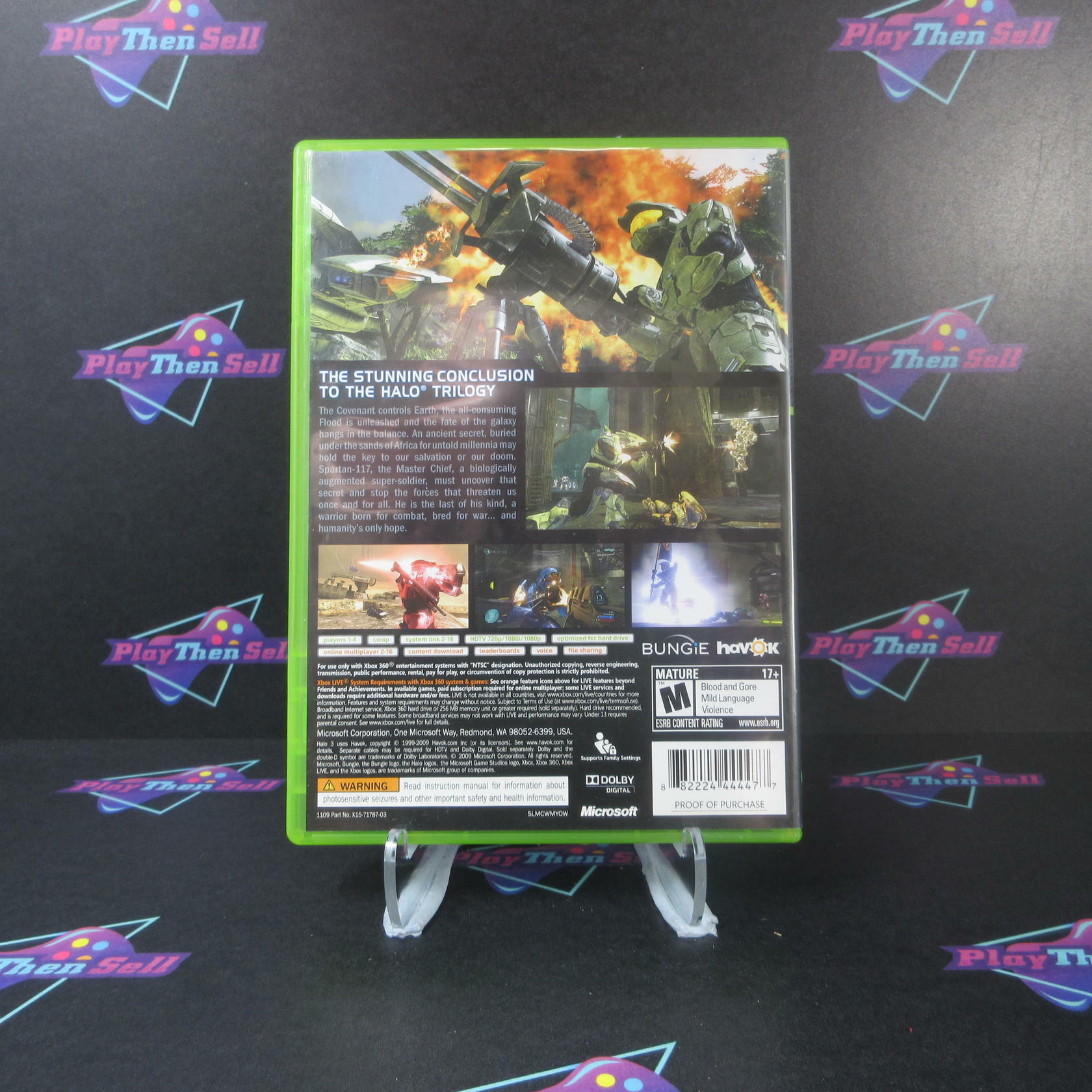 Halo 3 Xbox 360 Platinum Hits - Very Good