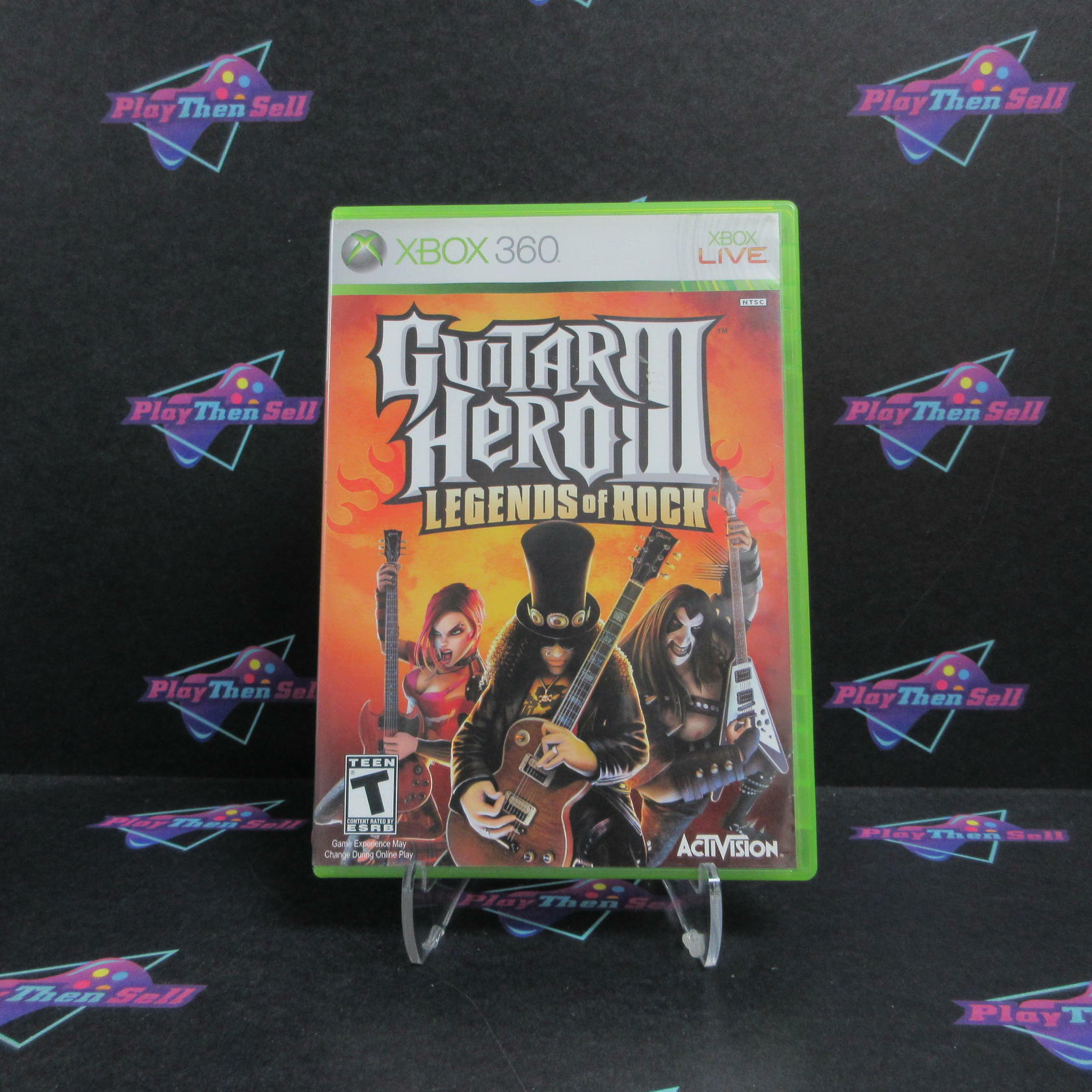 Guitar Hero III Legends of Rock Xbox 360 AD/DD/MD Complete CIB - Very Good