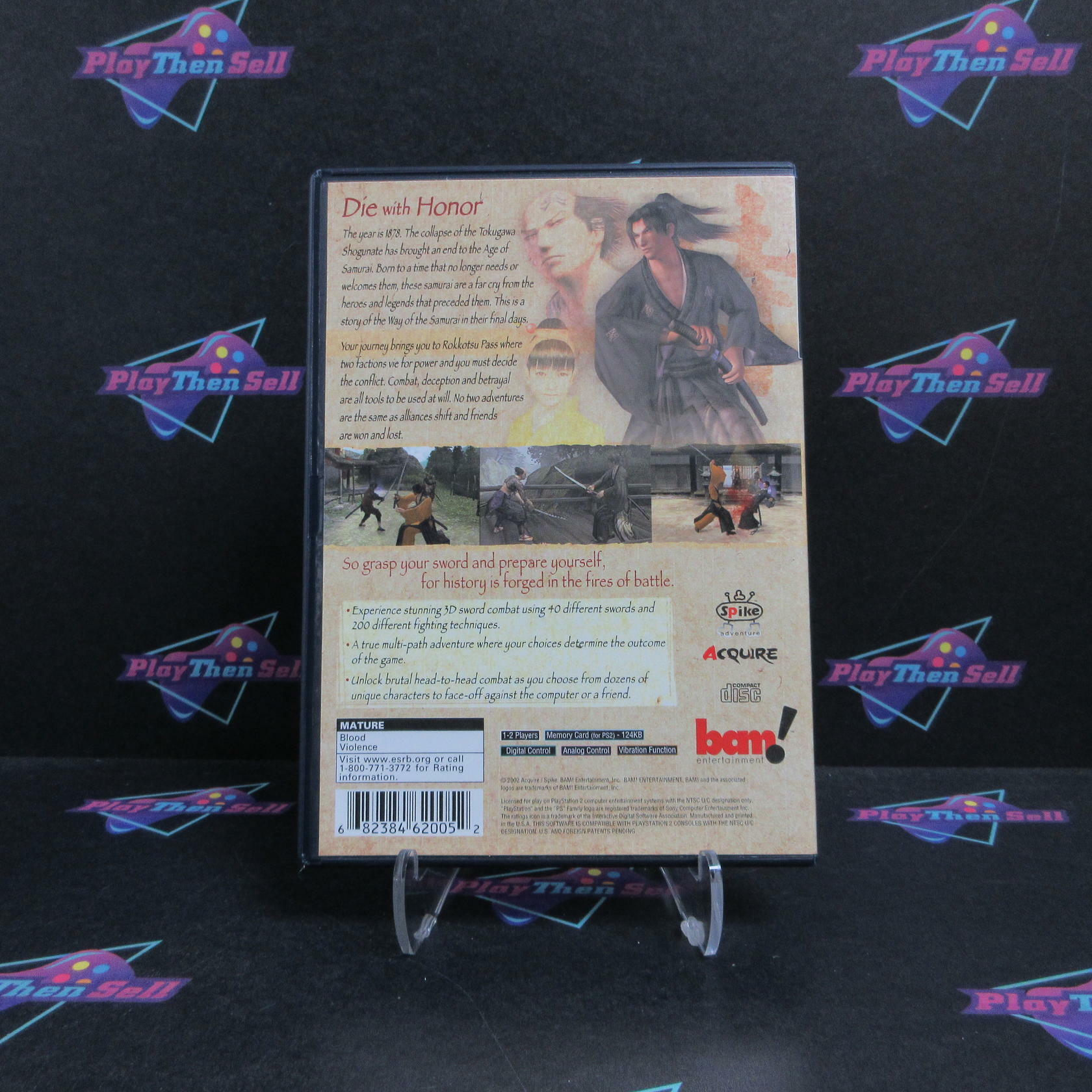 Way of the Samurai PS2 PlayStation 2 - Very Good