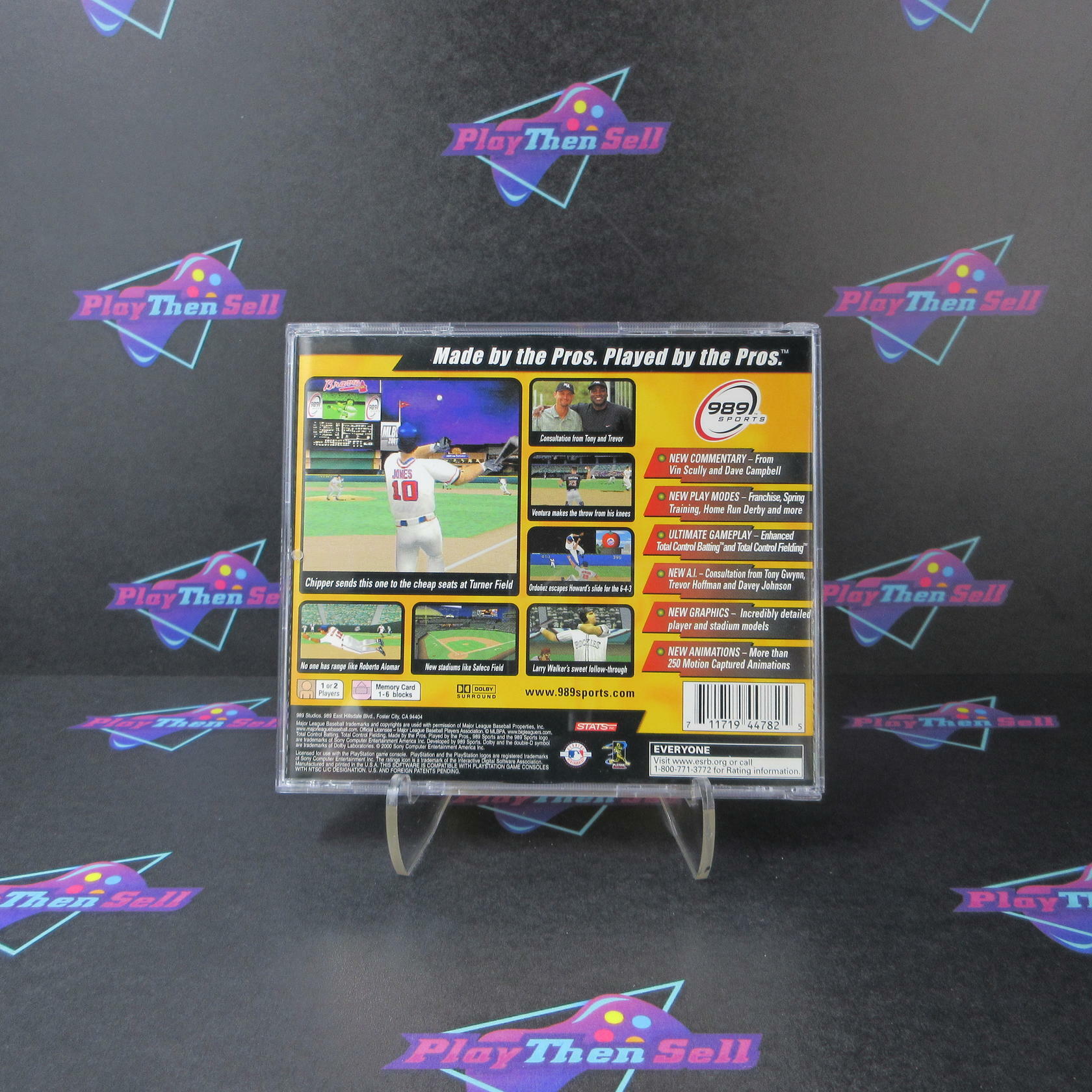 MLB 2001 PS1 PlayStation 1 - Very Good