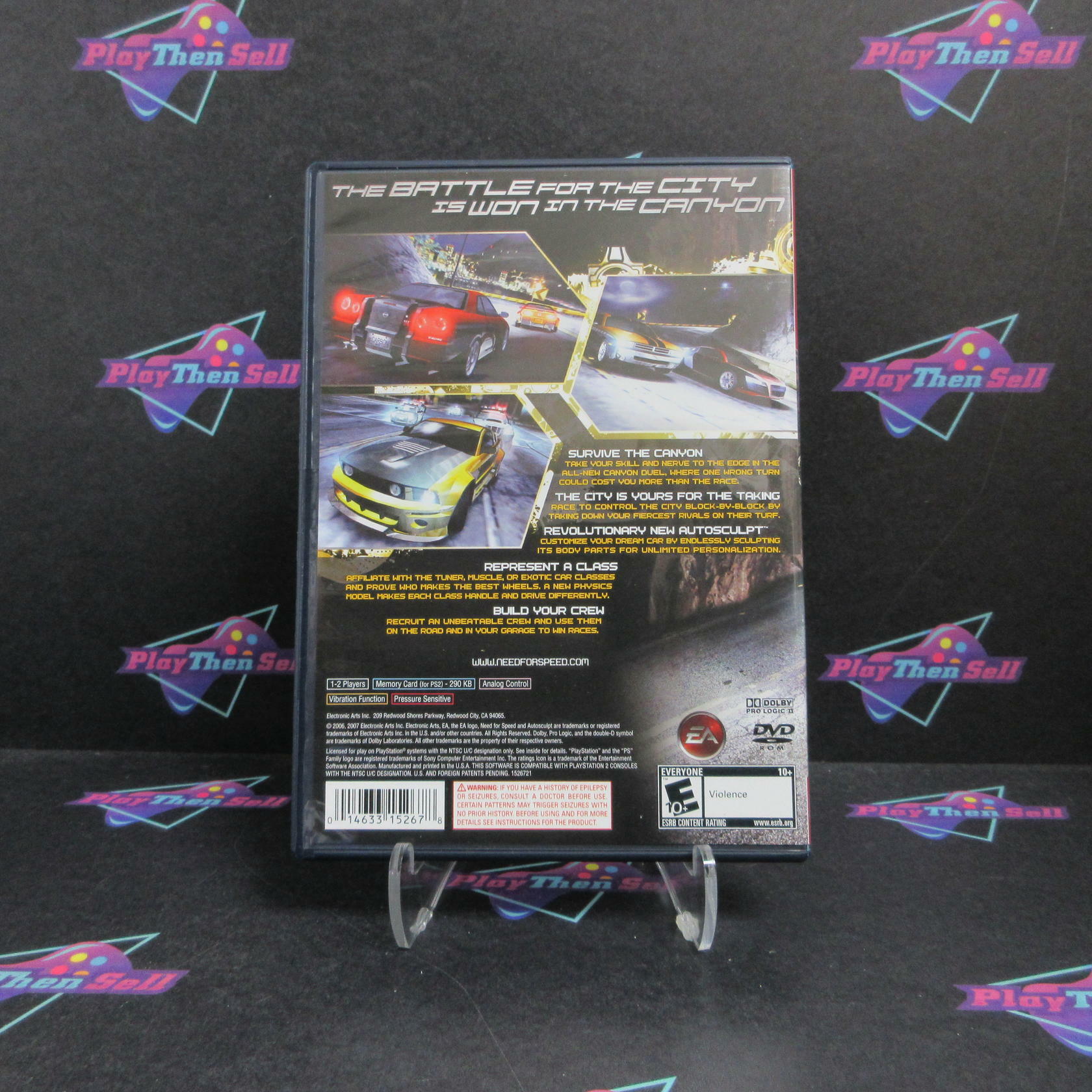 Need for Speed Carbon PS2 PlayStation 2 GH - Very Good