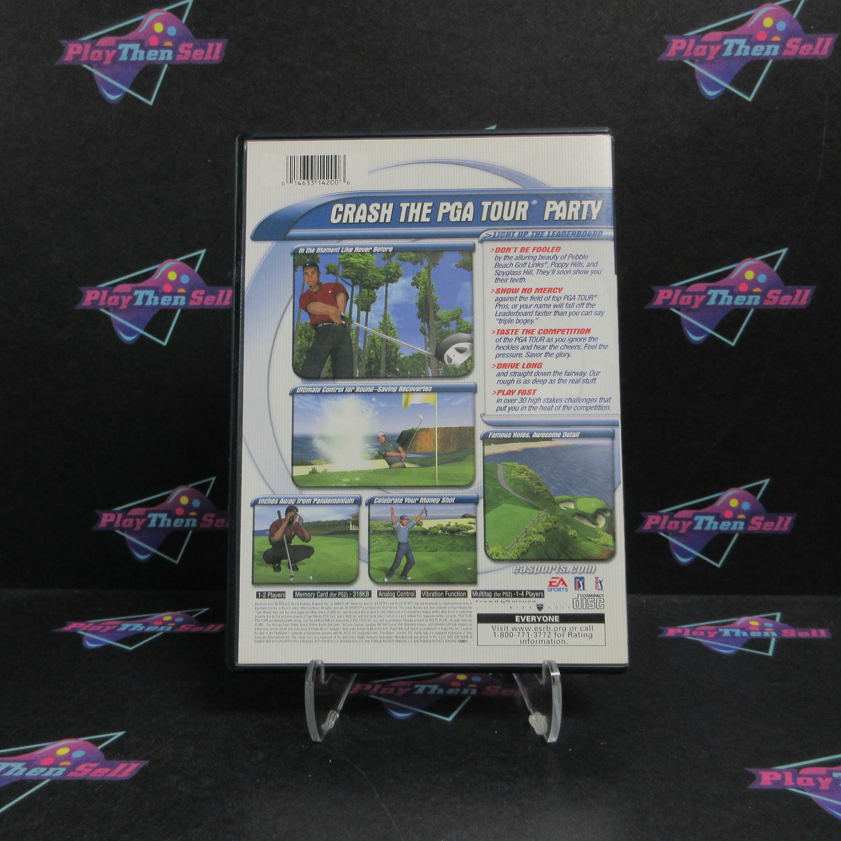 Tiger Woods PGA Tour 2001 PS2 PlayStation 2 - Very Good
