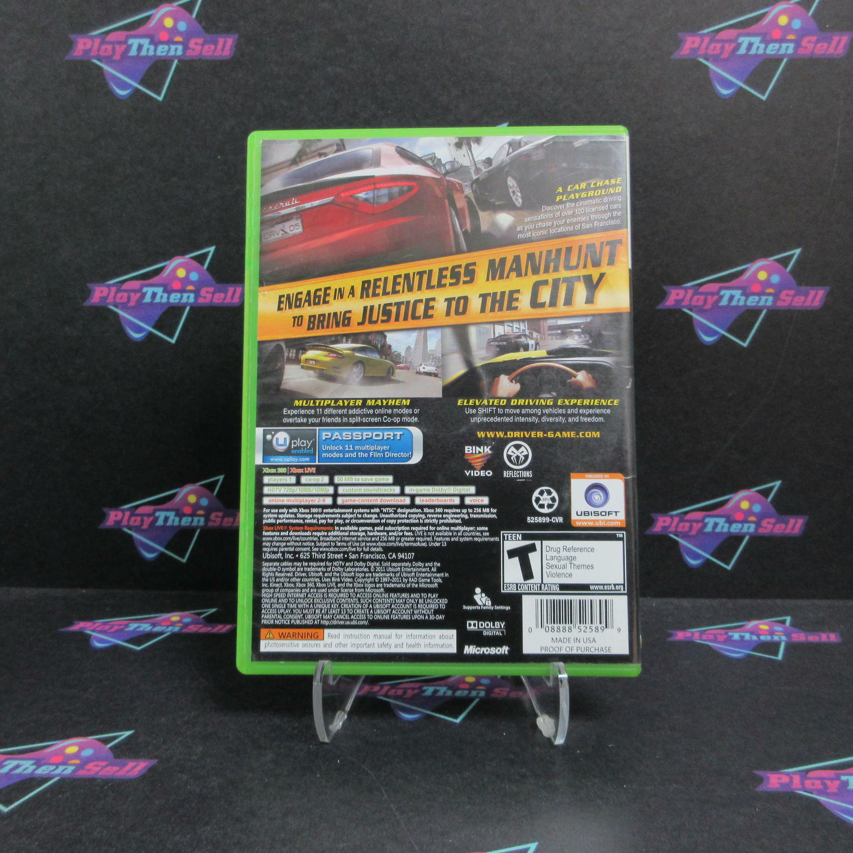 Driver San Francisco Xbox 360 - Very Good