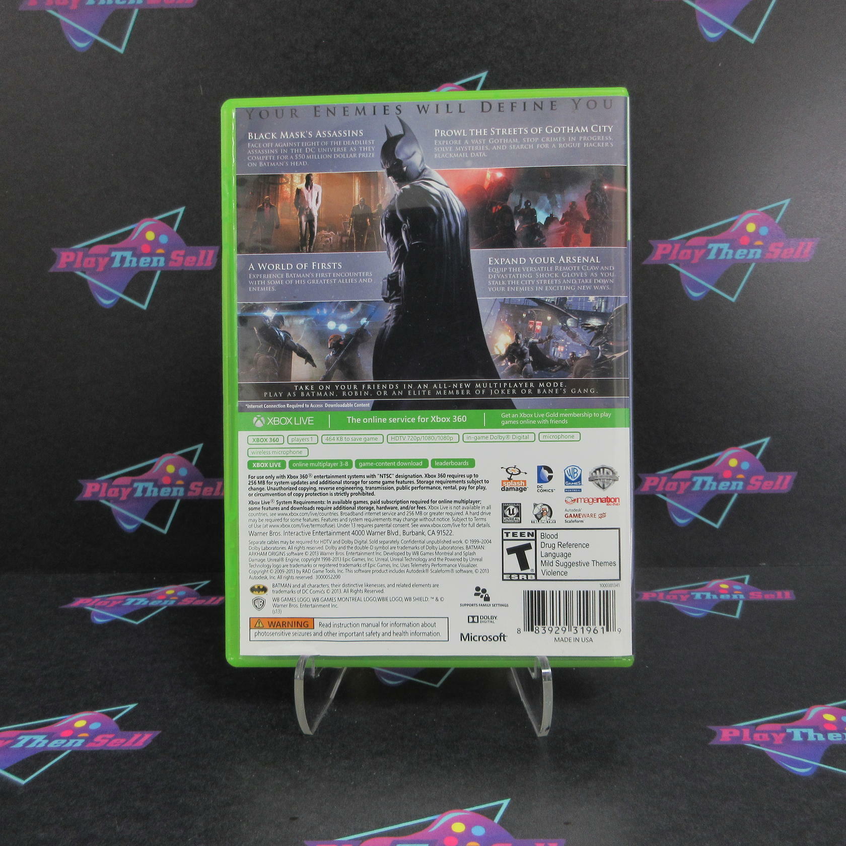 Batman Arkham Origins Xbox 360 - Very Good