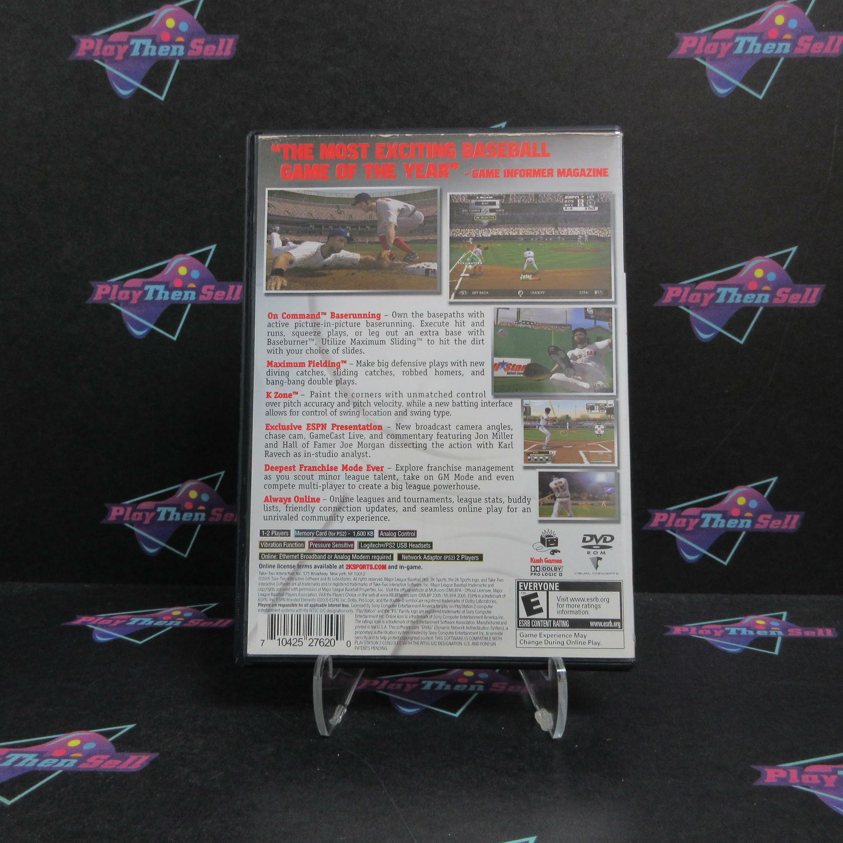 MLB 2K5 PS2 PlayStation 2 - Very Good