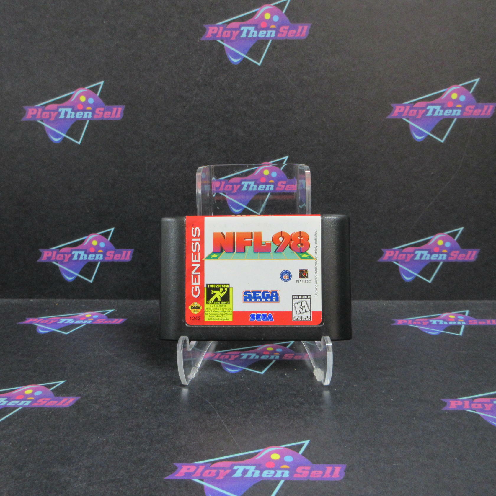 NFL 98 Sega Genesis - Excellent