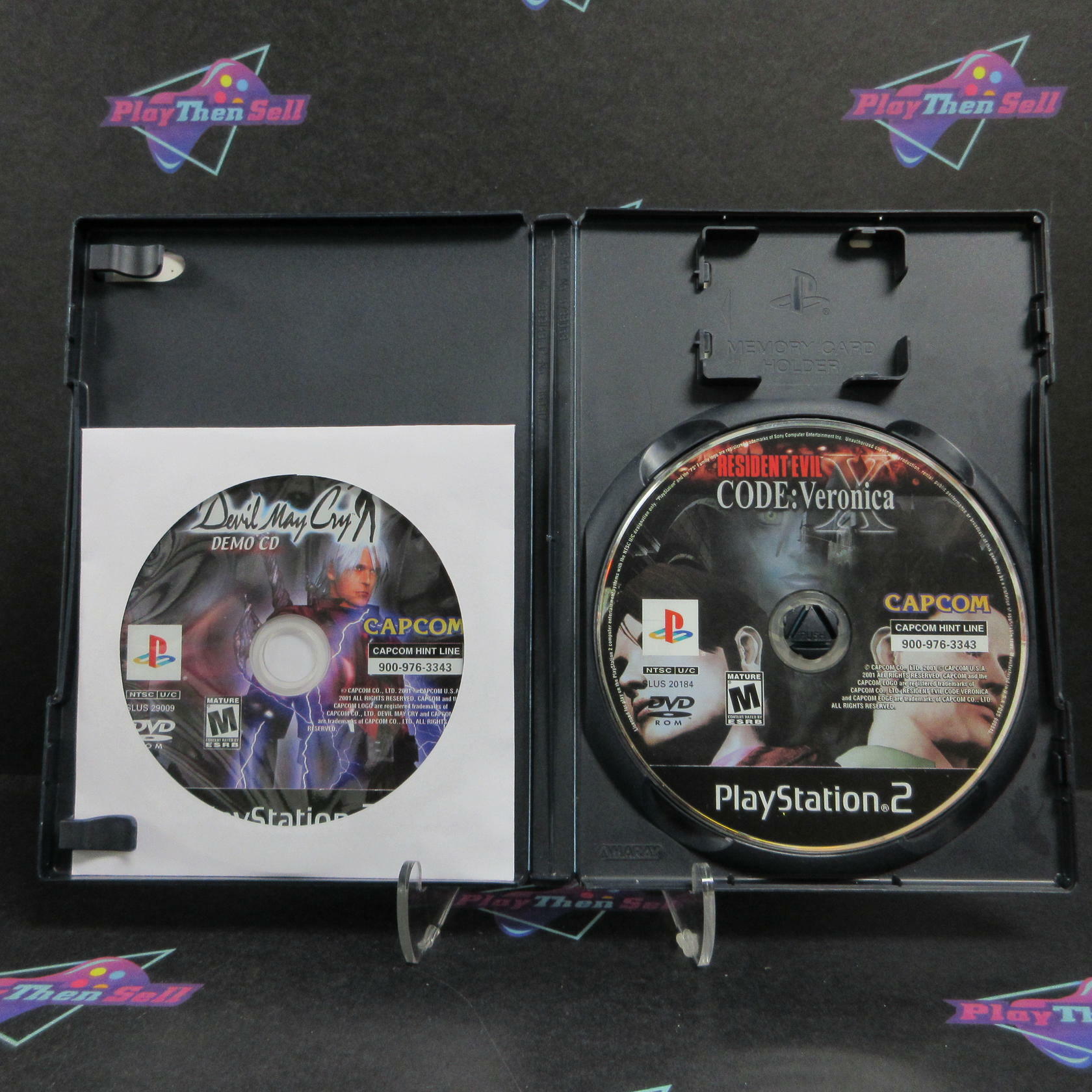 Resident Evil Code Veronica X PS2 PlayStation 2 AD/NM + Bonus Disc - Very Good